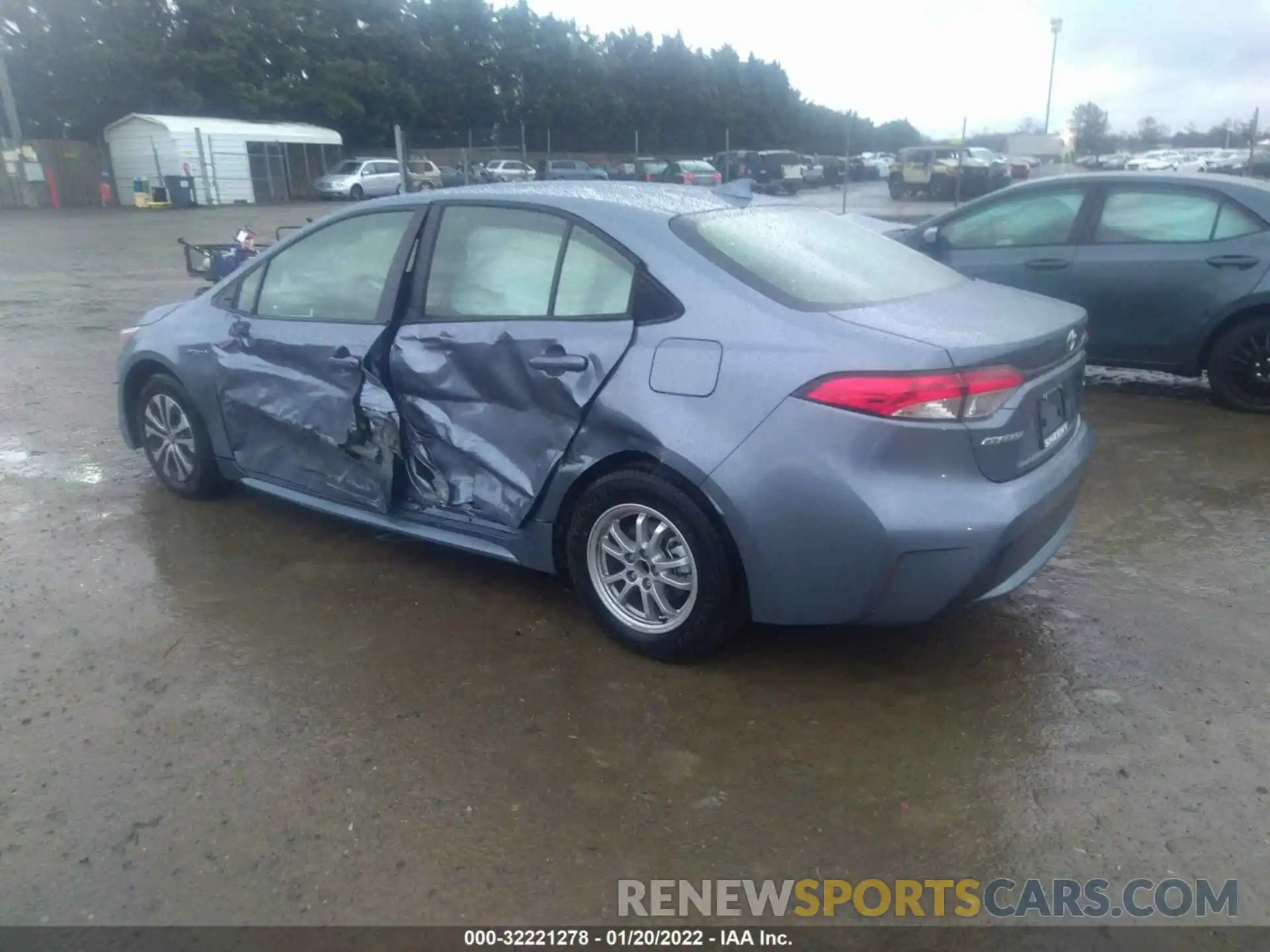 3 Photograph of a damaged car JTDEAMDE3MJ031887 TOYOTA COROLLA 2021