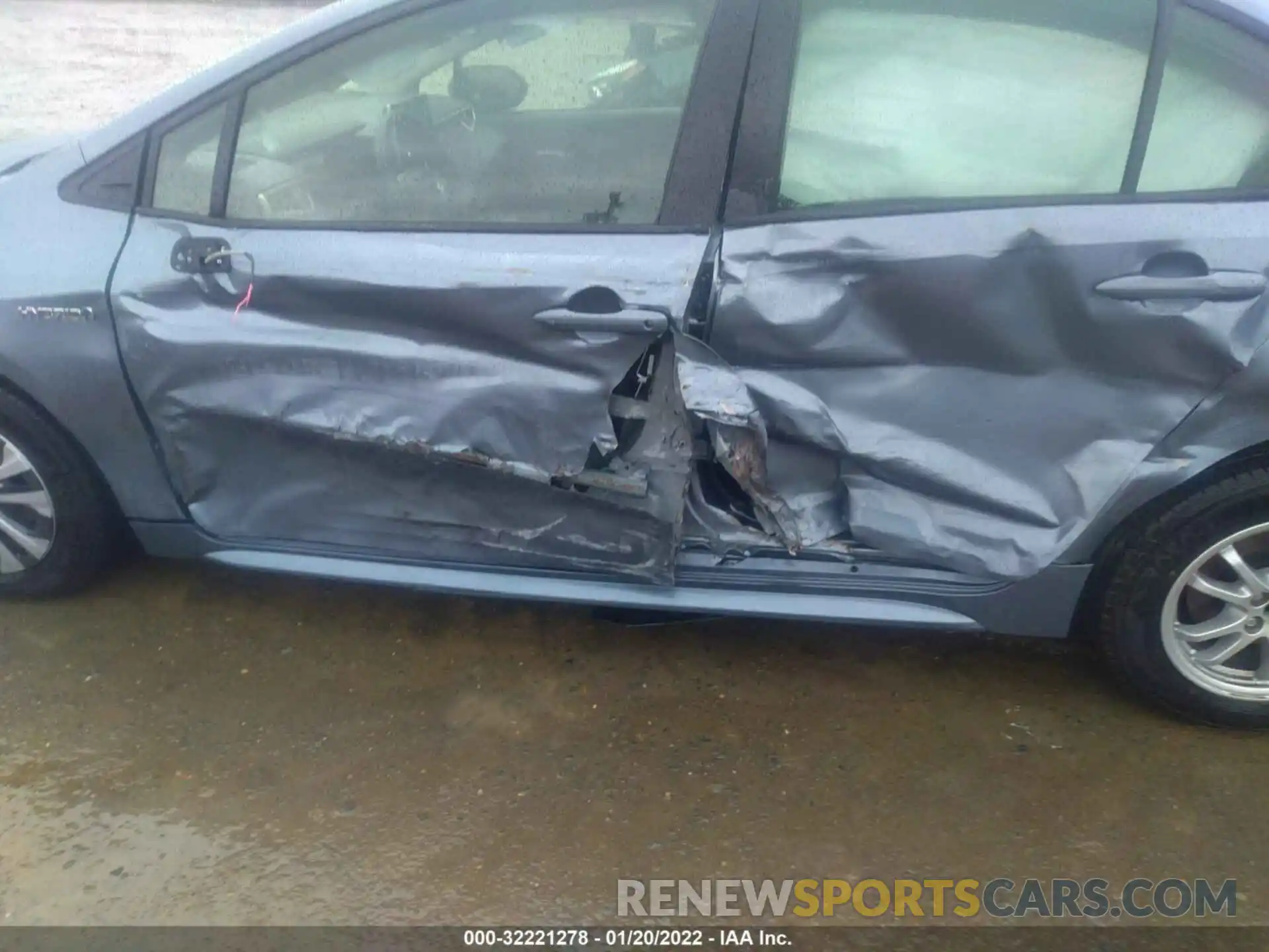 6 Photograph of a damaged car JTDEAMDE3MJ031887 TOYOTA COROLLA 2021