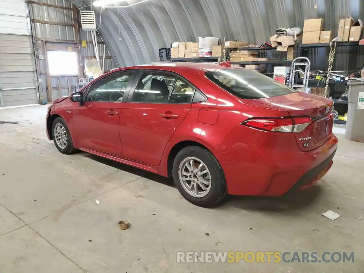 2 Photograph of a damaged car JTDEAMDE3MJ033672 TOYOTA COROLLA 2021