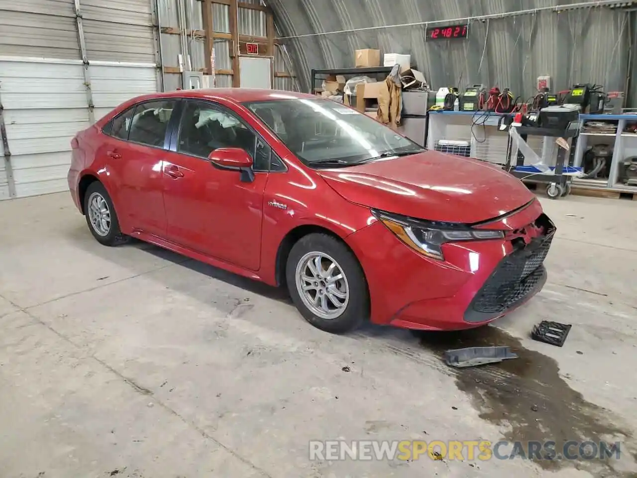 4 Photograph of a damaged car JTDEAMDE3MJ033672 TOYOTA COROLLA 2021