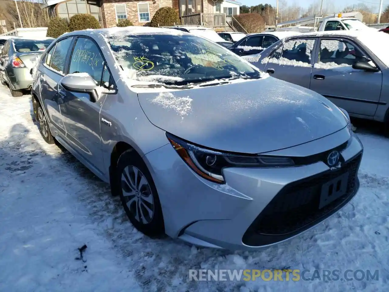 1 Photograph of a damaged car JTDEAMDE3MJ033705 TOYOTA COROLLA 2021