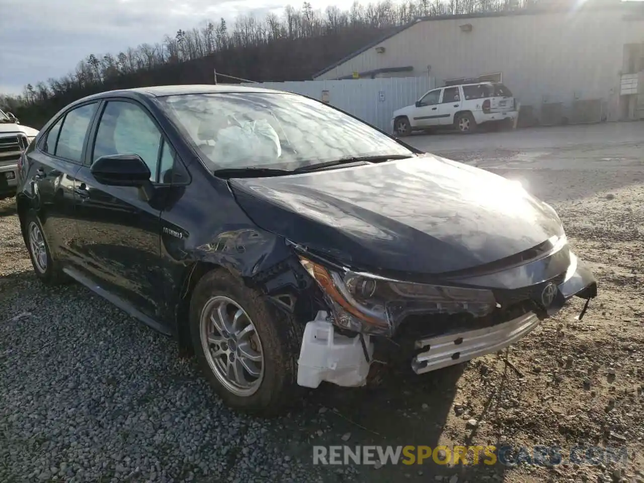 1 Photograph of a damaged car JTDEAMDE3MJ034448 TOYOTA COROLLA 2021