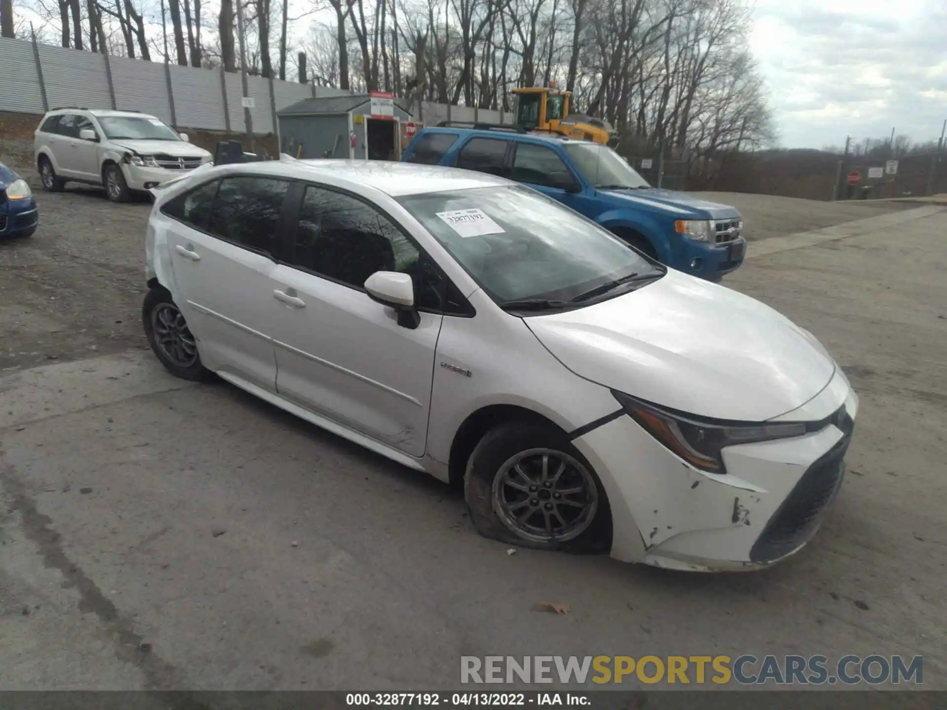 1 Photograph of a damaged car JTDEAMDE3MJ035518 TOYOTA COROLLA 2021