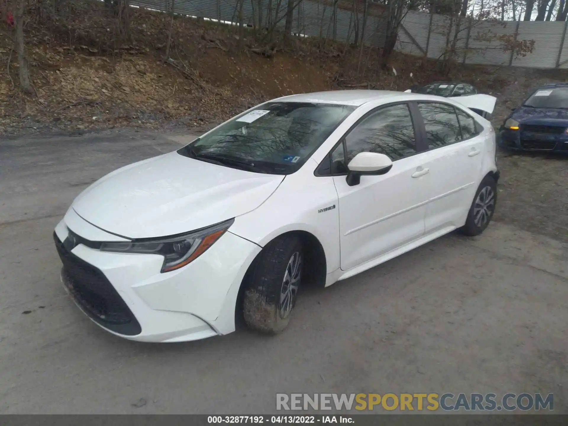 2 Photograph of a damaged car JTDEAMDE3MJ035518 TOYOTA COROLLA 2021