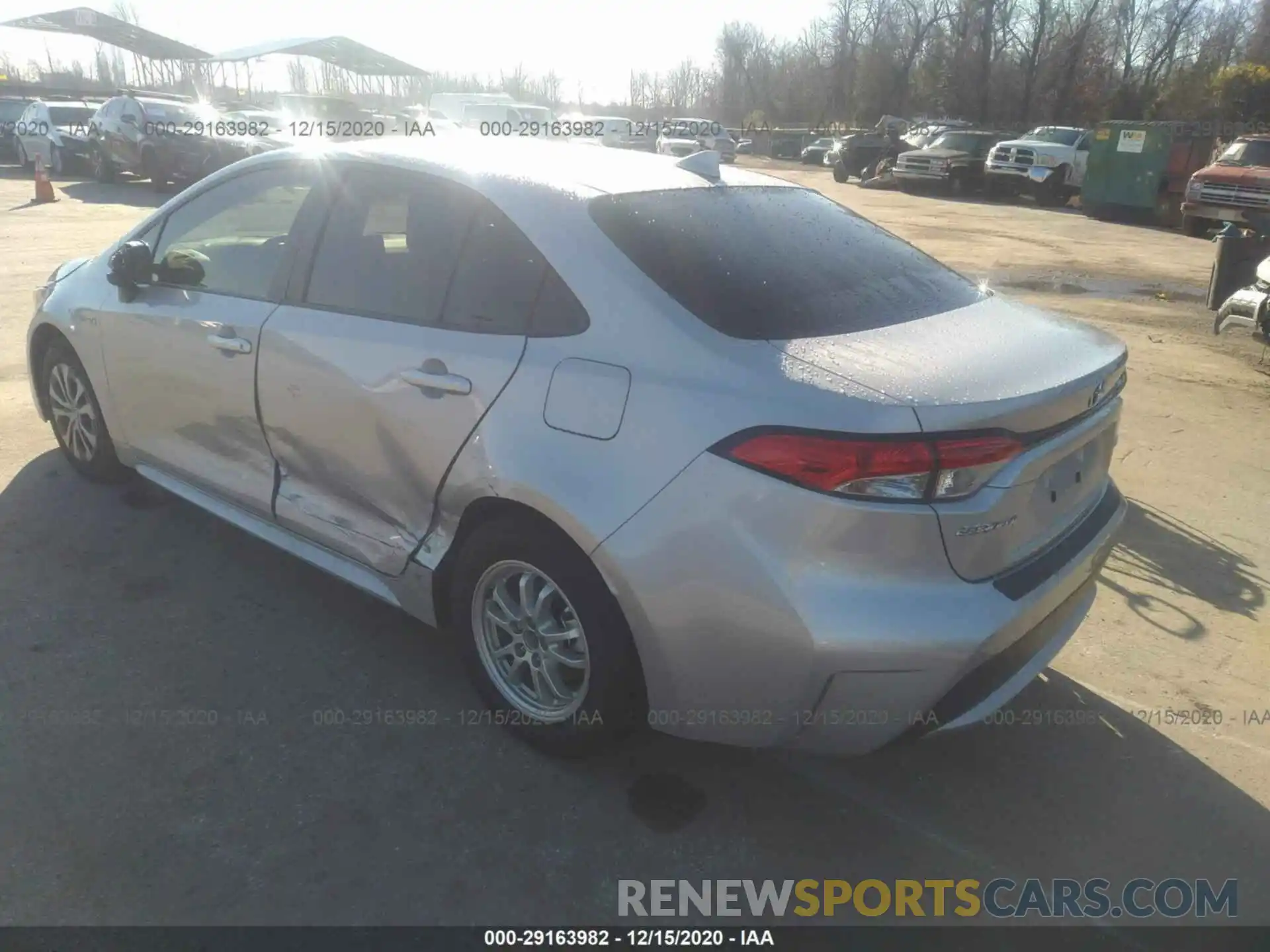 3 Photograph of a damaged car JTDEAMDE4MJ001409 TOYOTA COROLLA 2021