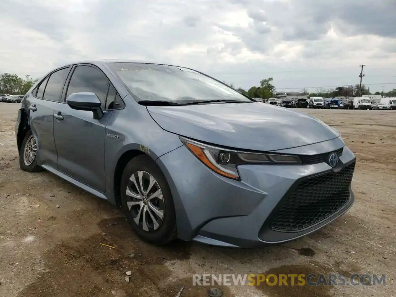 1 Photograph of a damaged car JTDEAMDE4MJ001877 TOYOTA COROLLA 2021