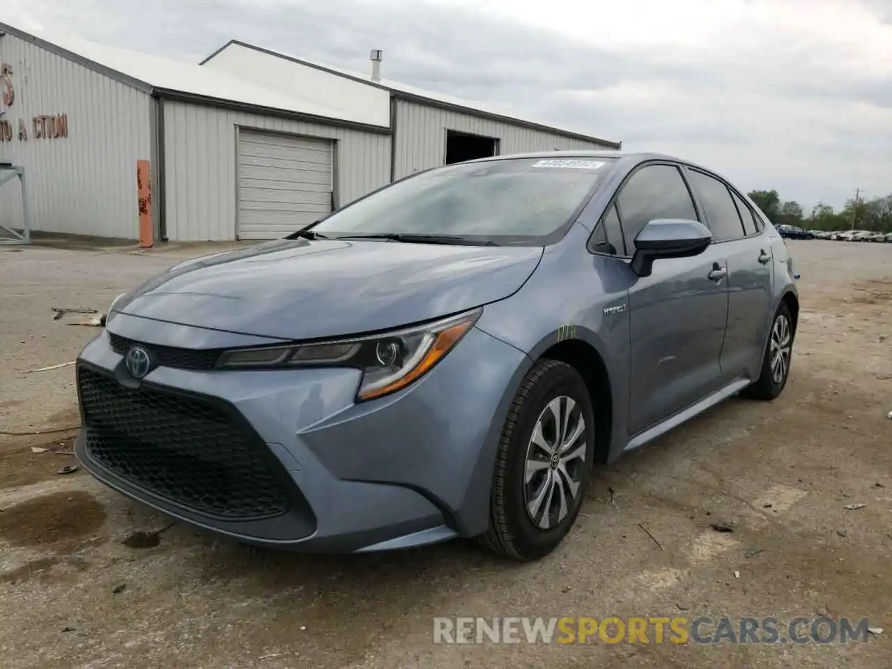 2 Photograph of a damaged car JTDEAMDE4MJ001877 TOYOTA COROLLA 2021