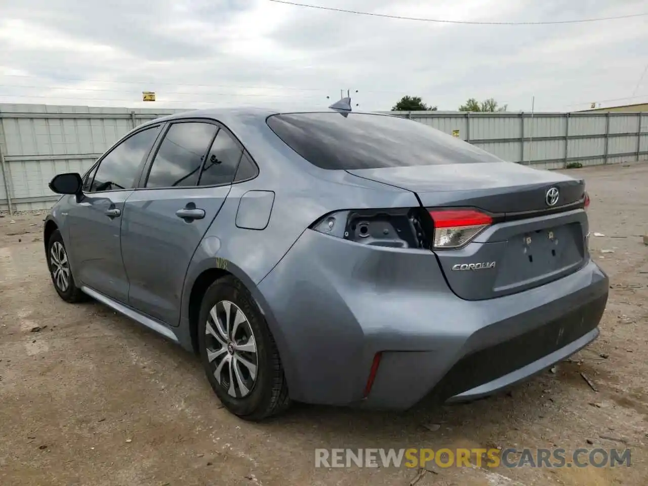 3 Photograph of a damaged car JTDEAMDE4MJ001877 TOYOTA COROLLA 2021