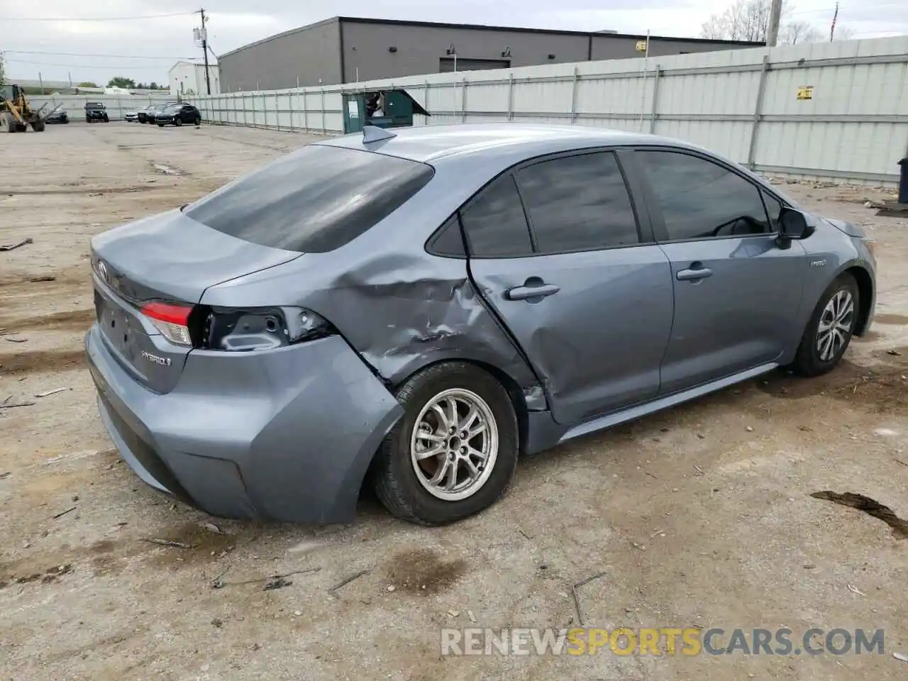 9 Photograph of a damaged car JTDEAMDE4MJ001877 TOYOTA COROLLA 2021