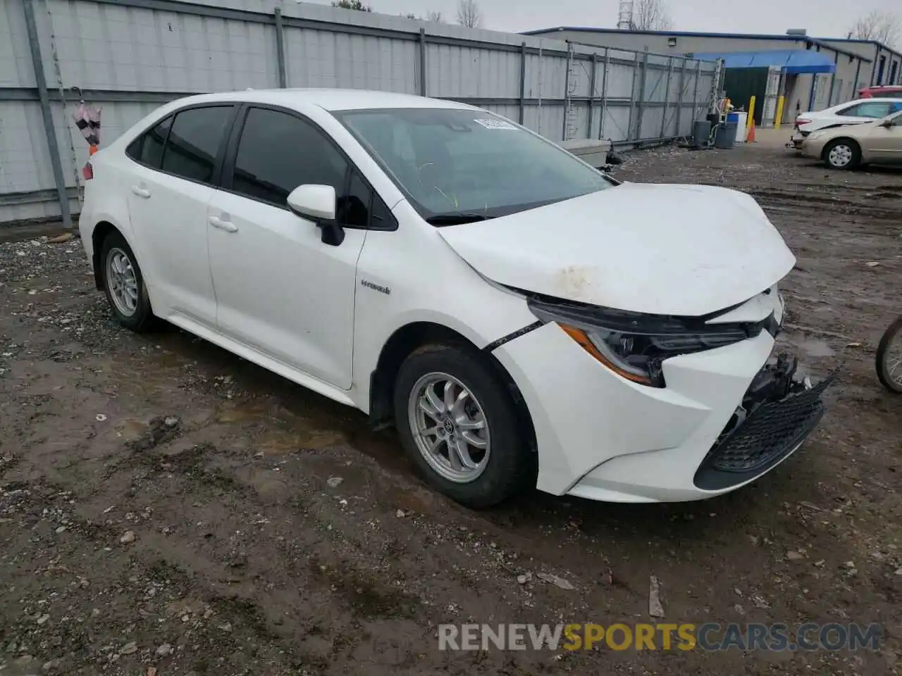 1 Photograph of a damaged car JTDEAMDE4MJ002009 TOYOTA COROLLA 2021