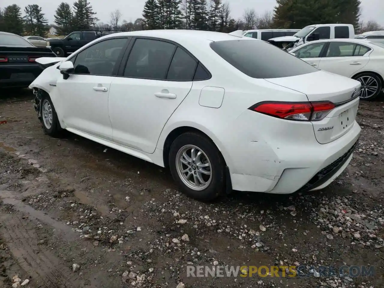 3 Photograph of a damaged car JTDEAMDE4MJ002009 TOYOTA COROLLA 2021