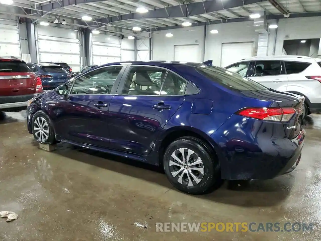 2 Photograph of a damaged car JTDEAMDE4MJ003712 TOYOTA COROLLA 2021