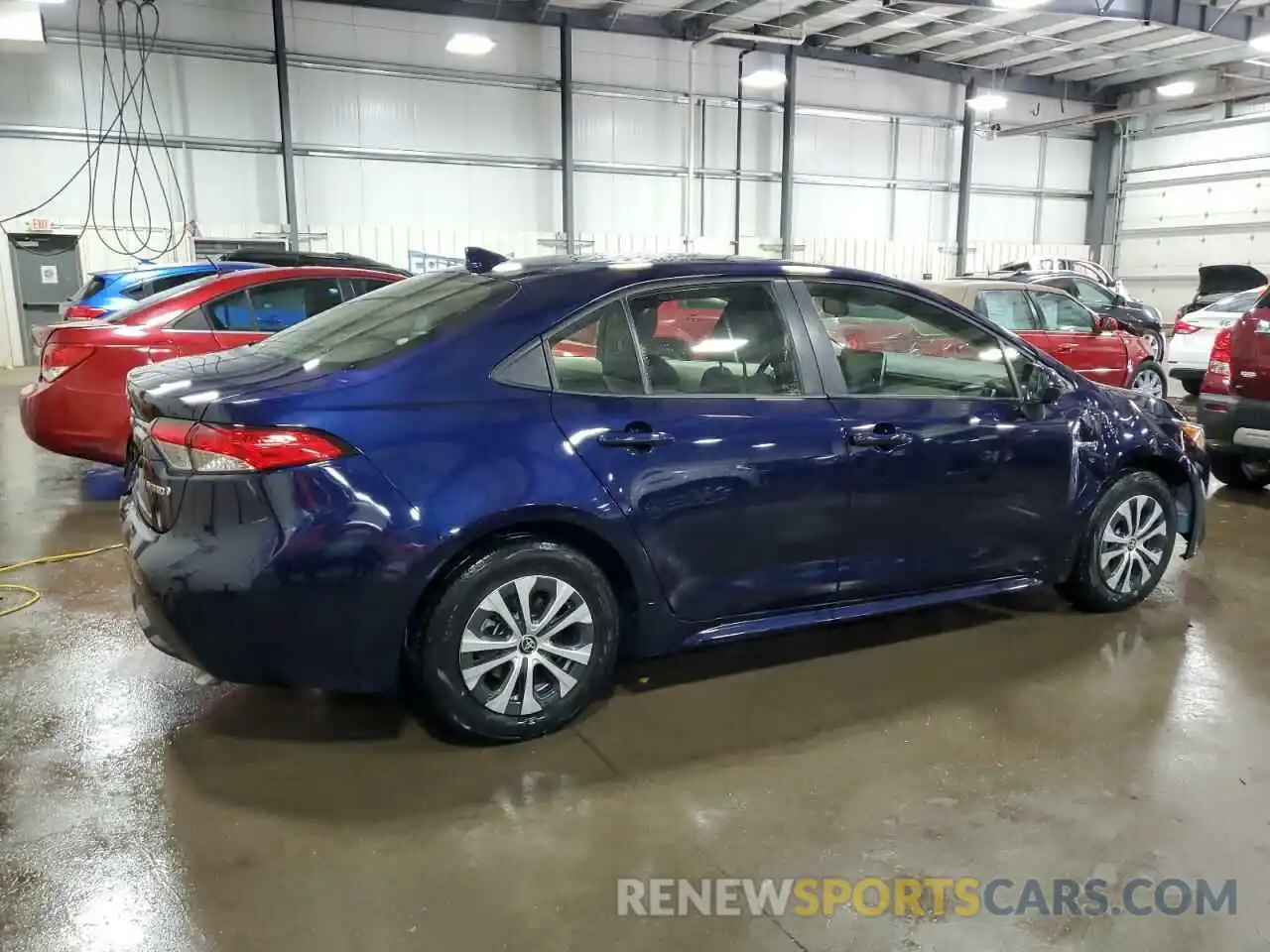 3 Photograph of a damaged car JTDEAMDE4MJ003712 TOYOTA COROLLA 2021