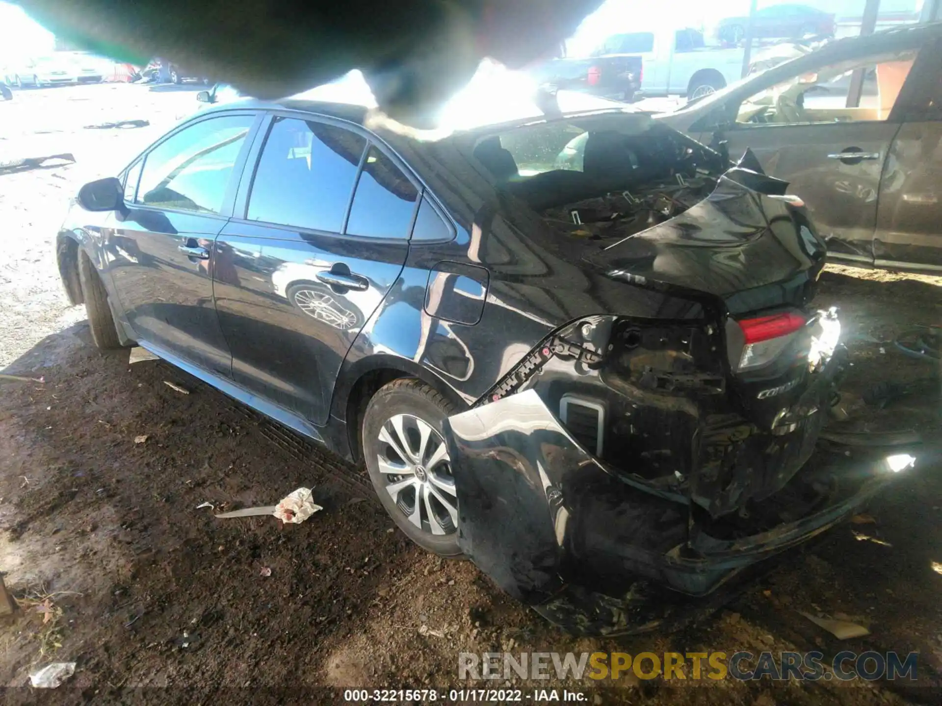 3 Photograph of a damaged car JTDEAMDE4MJ004388 TOYOTA COROLLA 2021