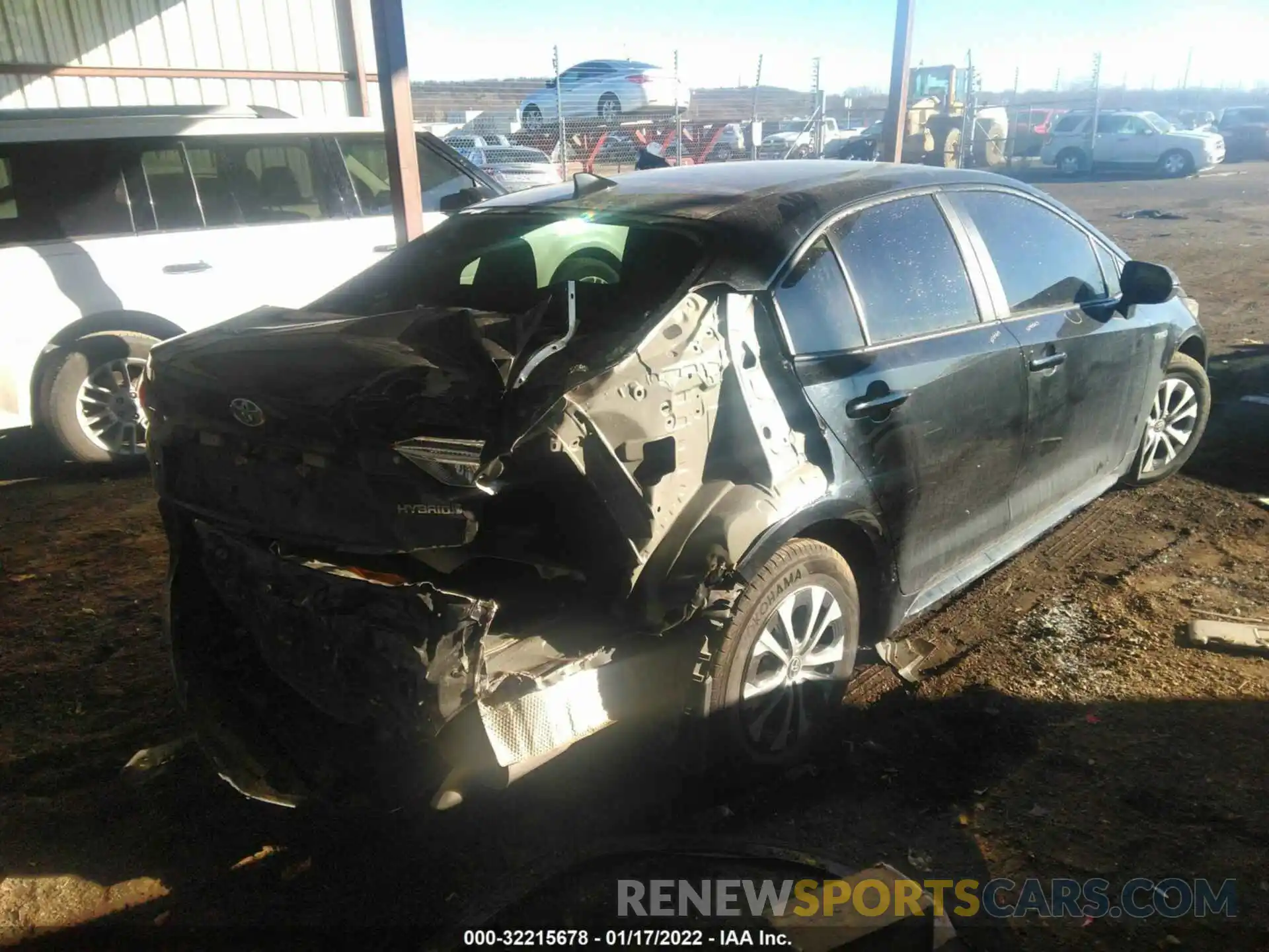 4 Photograph of a damaged car JTDEAMDE4MJ004388 TOYOTA COROLLA 2021