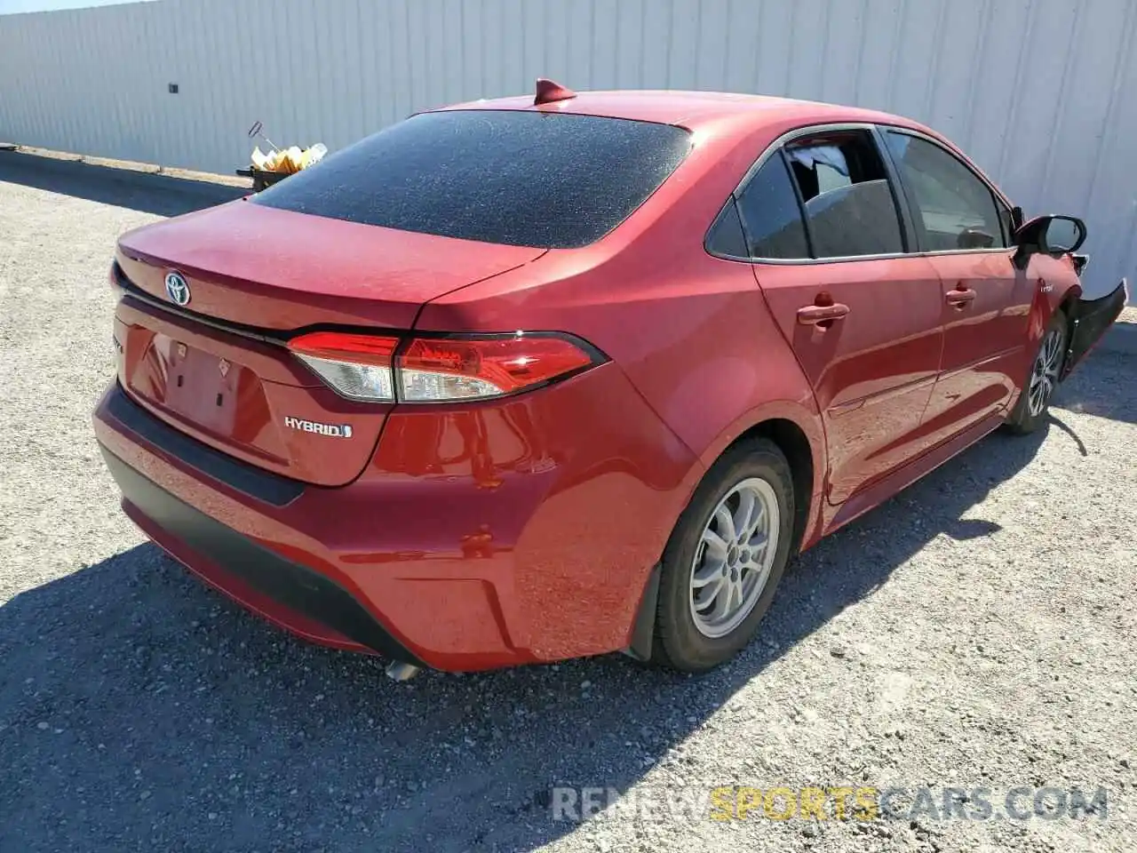 4 Photograph of a damaged car JTDEAMDE4MJ005170 TOYOTA COROLLA 2021