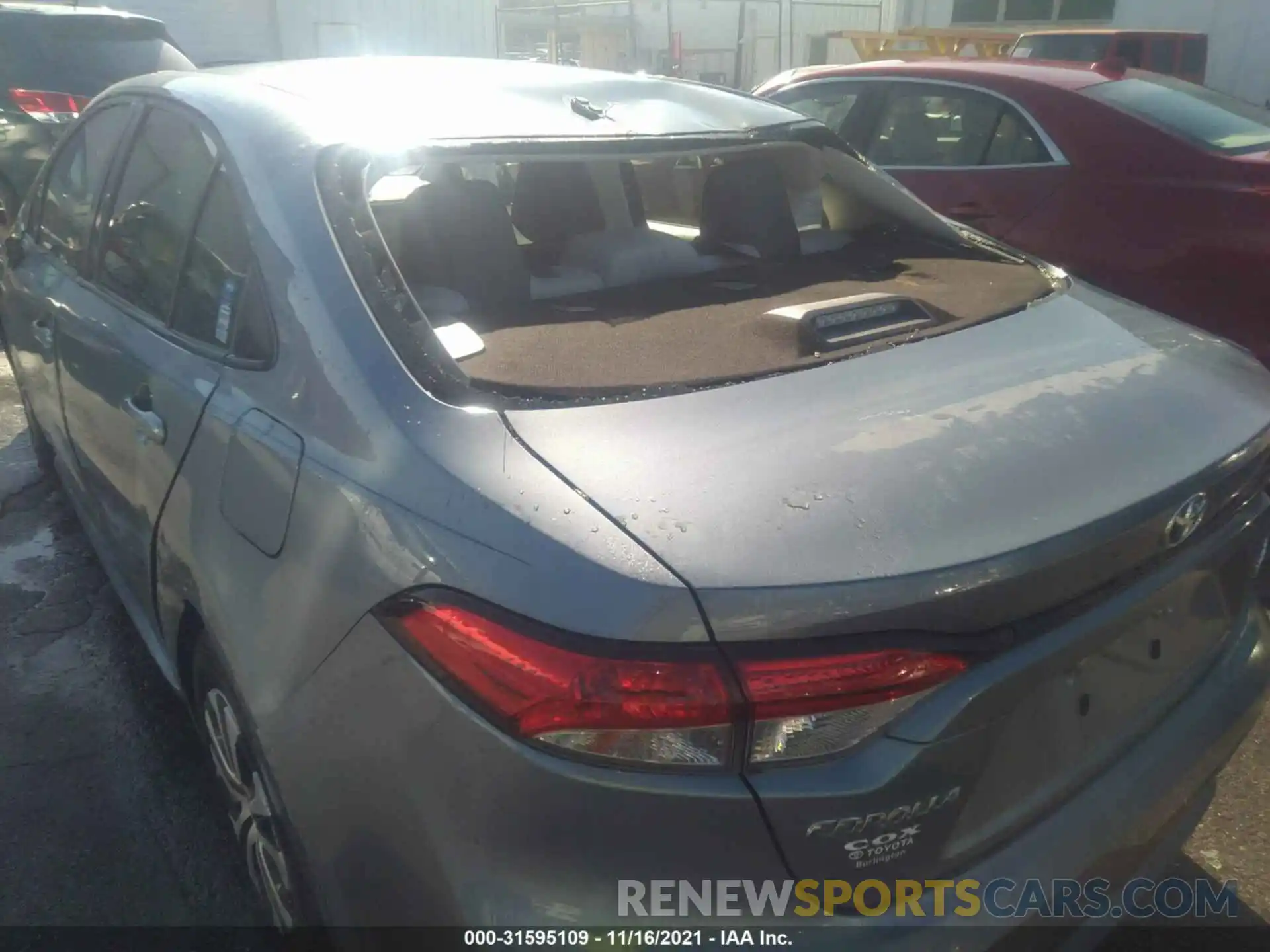 6 Photograph of a damaged car JTDEAMDE4MJ005489 TOYOTA COROLLA 2021