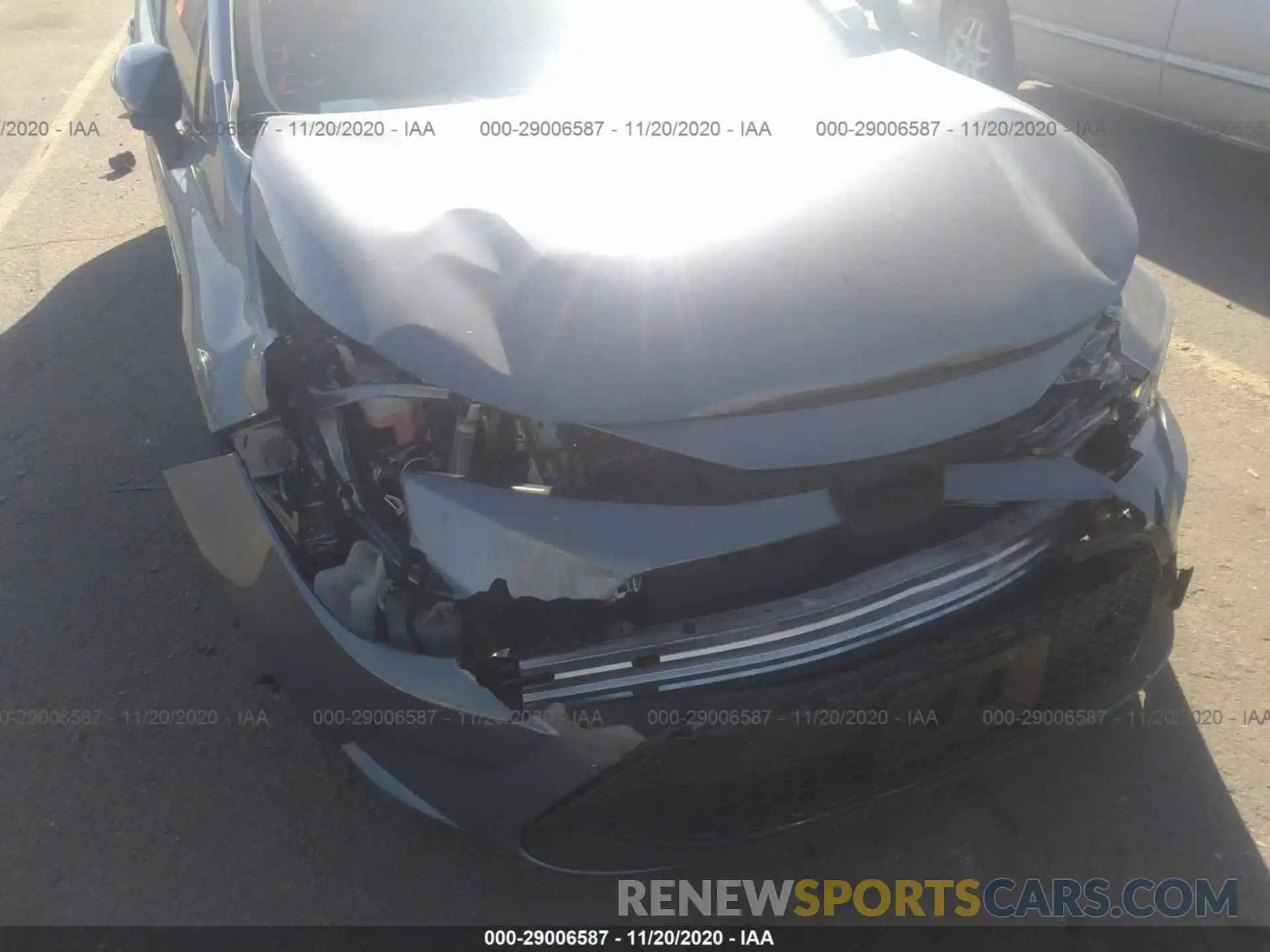 6 Photograph of a damaged car JTDEAMDE4MJ005573 TOYOTA COROLLA 2021