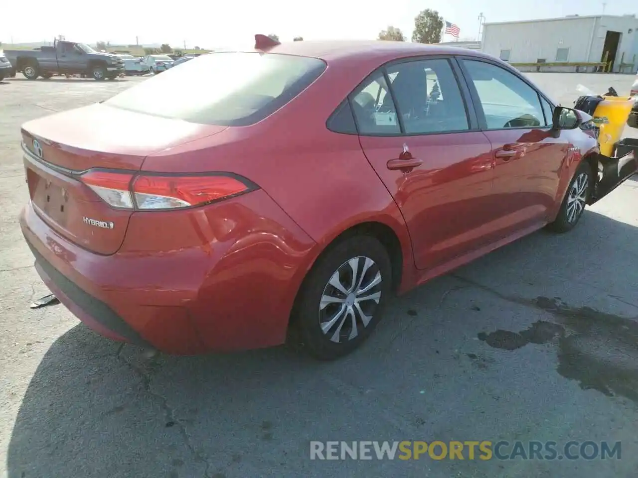 4 Photograph of a damaged car JTDEAMDE4MJ005914 TOYOTA COROLLA 2021