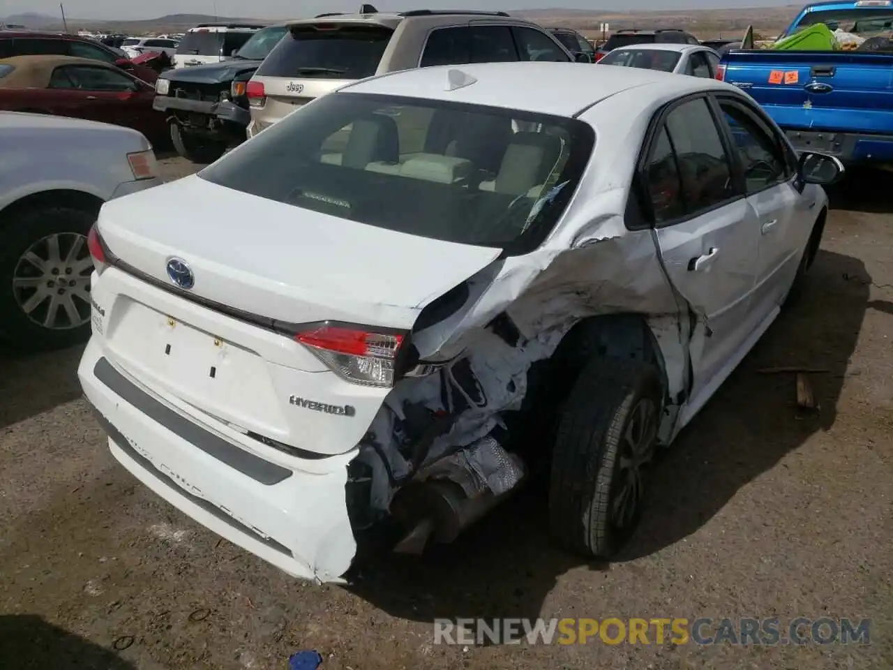 4 Photograph of a damaged car JTDEAMDE4MJ006724 TOYOTA COROLLA 2021