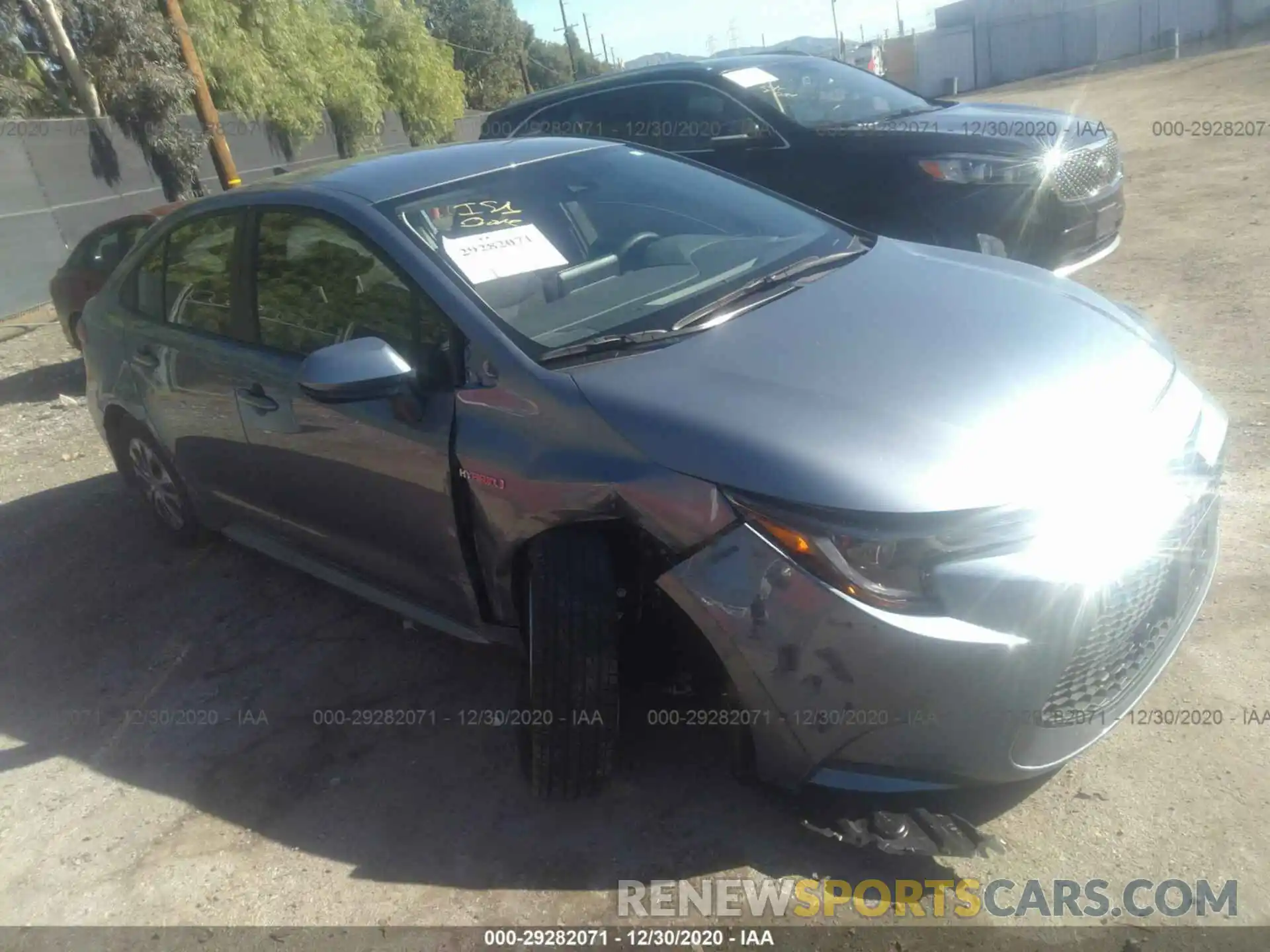 1 Photograph of a damaged car JTDEAMDE4MJ007999 TOYOTA COROLLA 2021