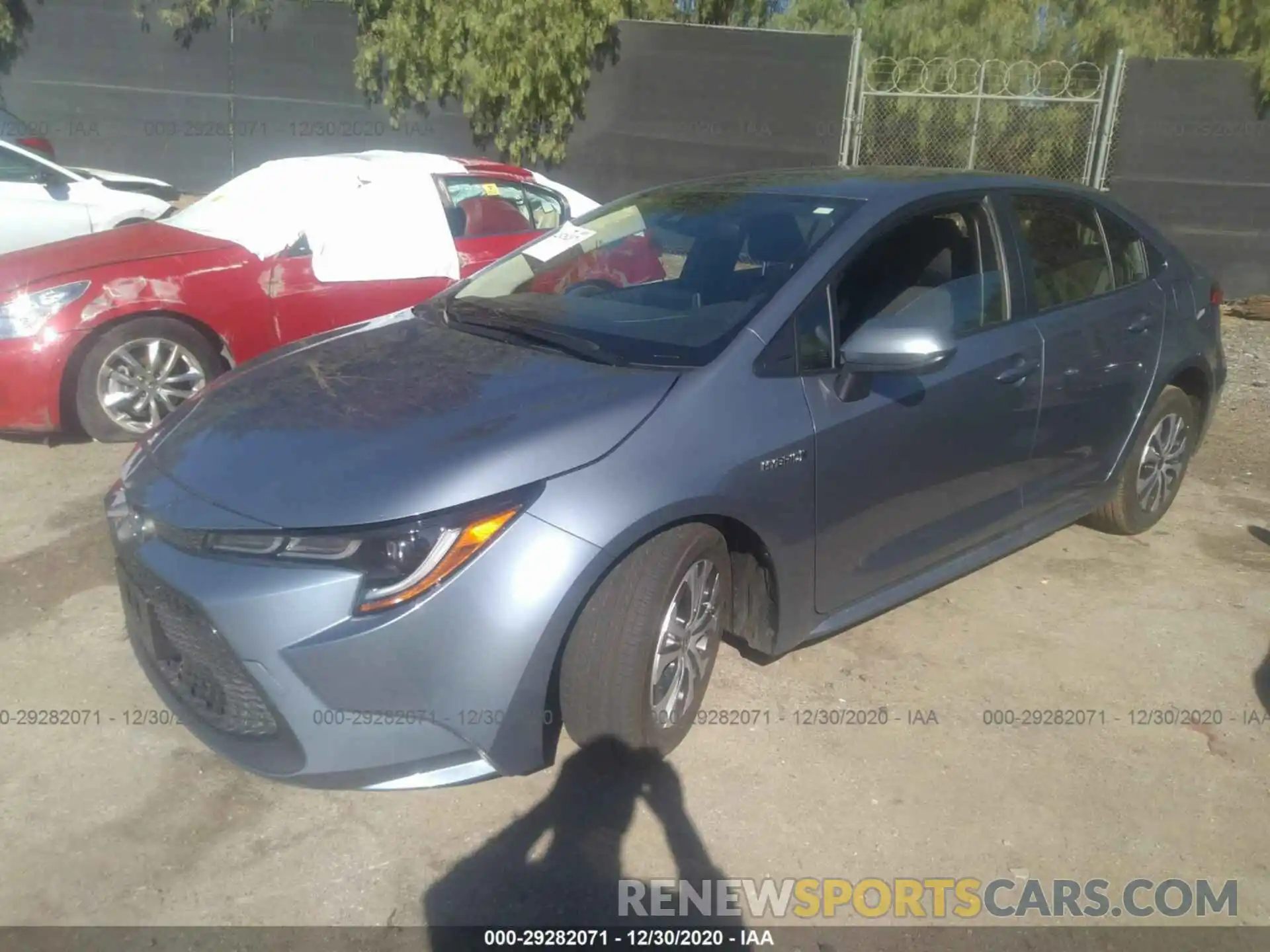 2 Photograph of a damaged car JTDEAMDE4MJ007999 TOYOTA COROLLA 2021