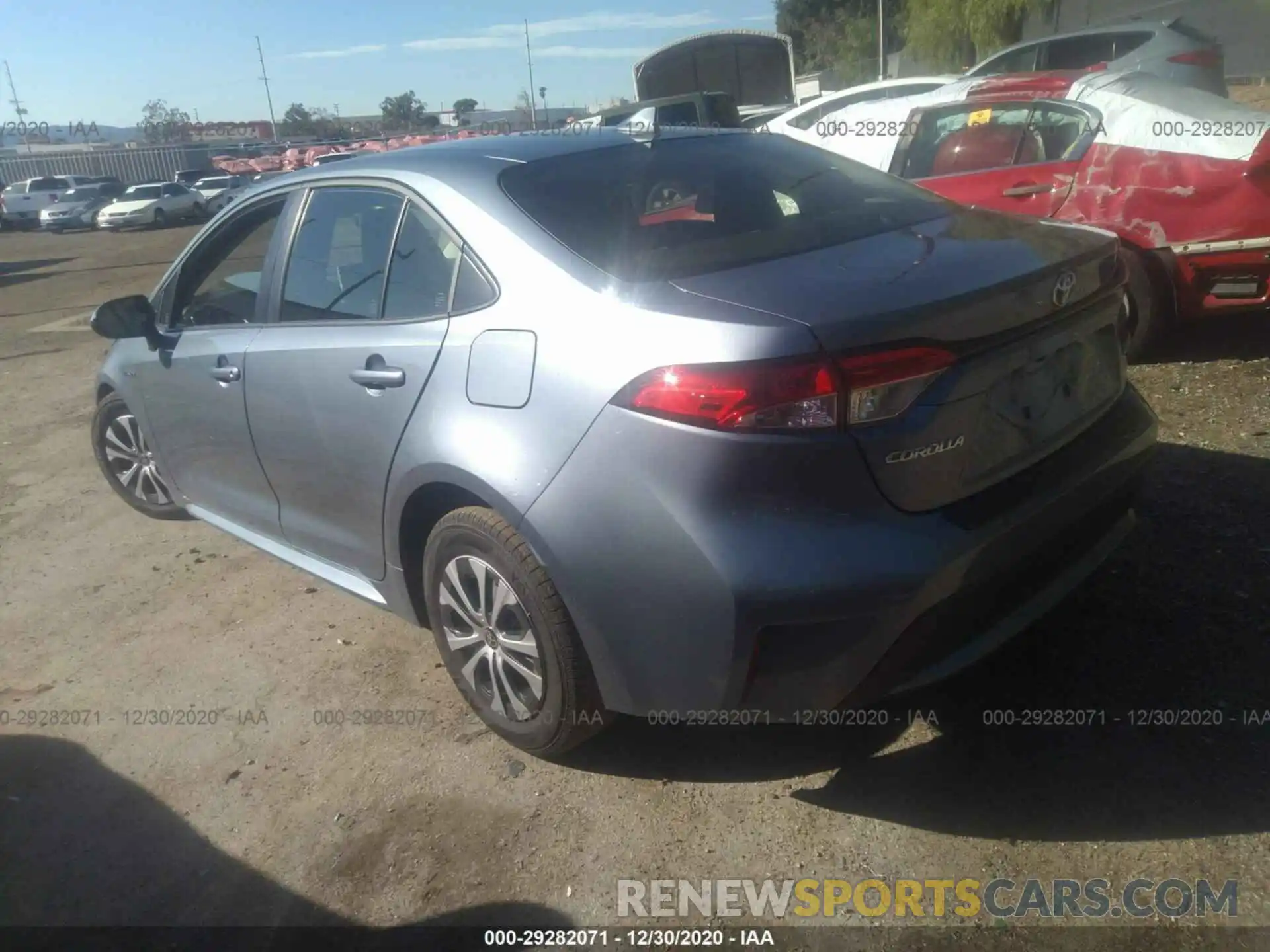 3 Photograph of a damaged car JTDEAMDE4MJ007999 TOYOTA COROLLA 2021