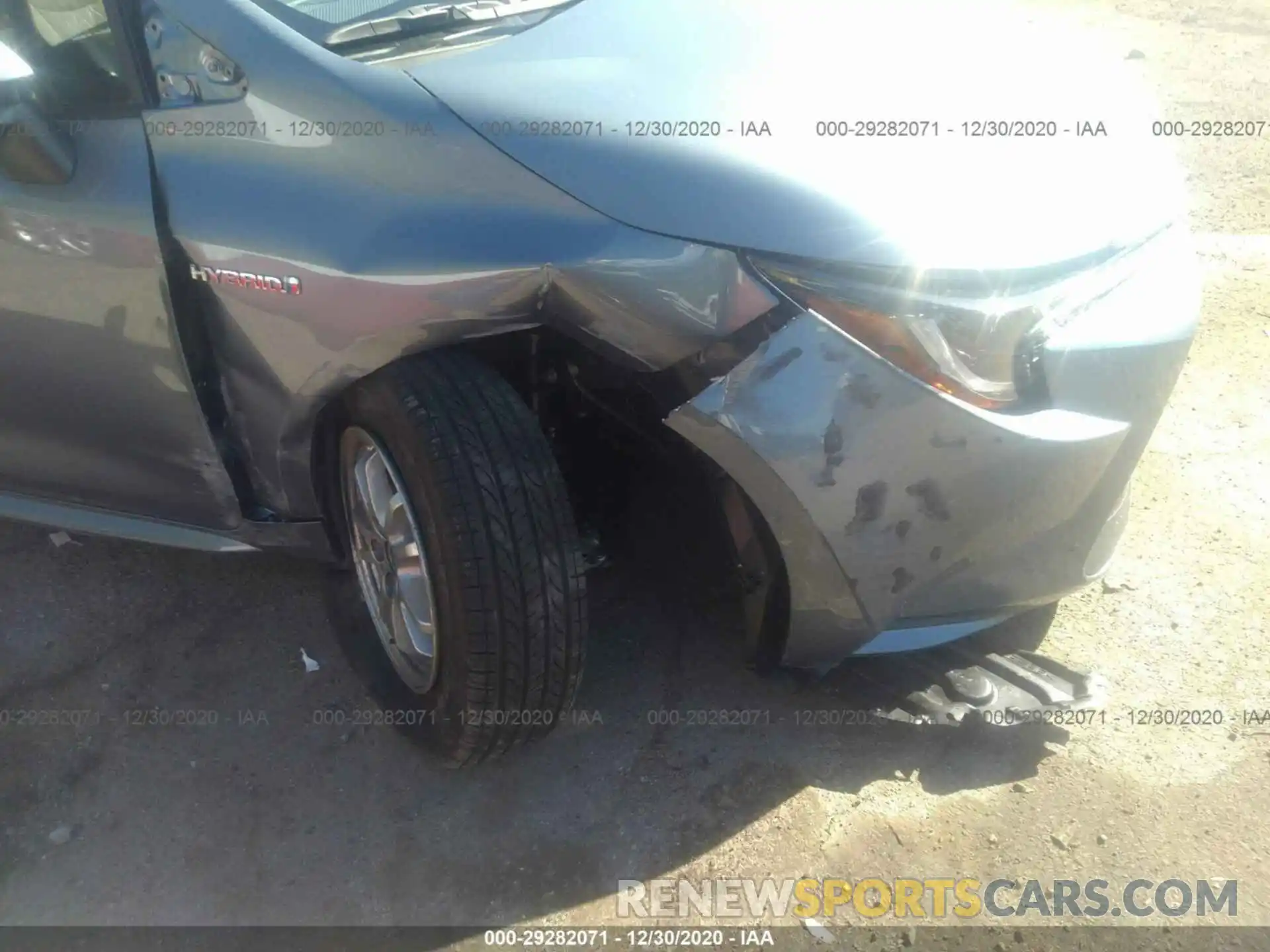 6 Photograph of a damaged car JTDEAMDE4MJ007999 TOYOTA COROLLA 2021