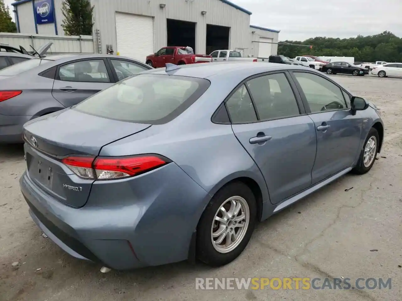 4 Photograph of a damaged car JTDEAMDE4MJ008070 TOYOTA COROLLA 2021