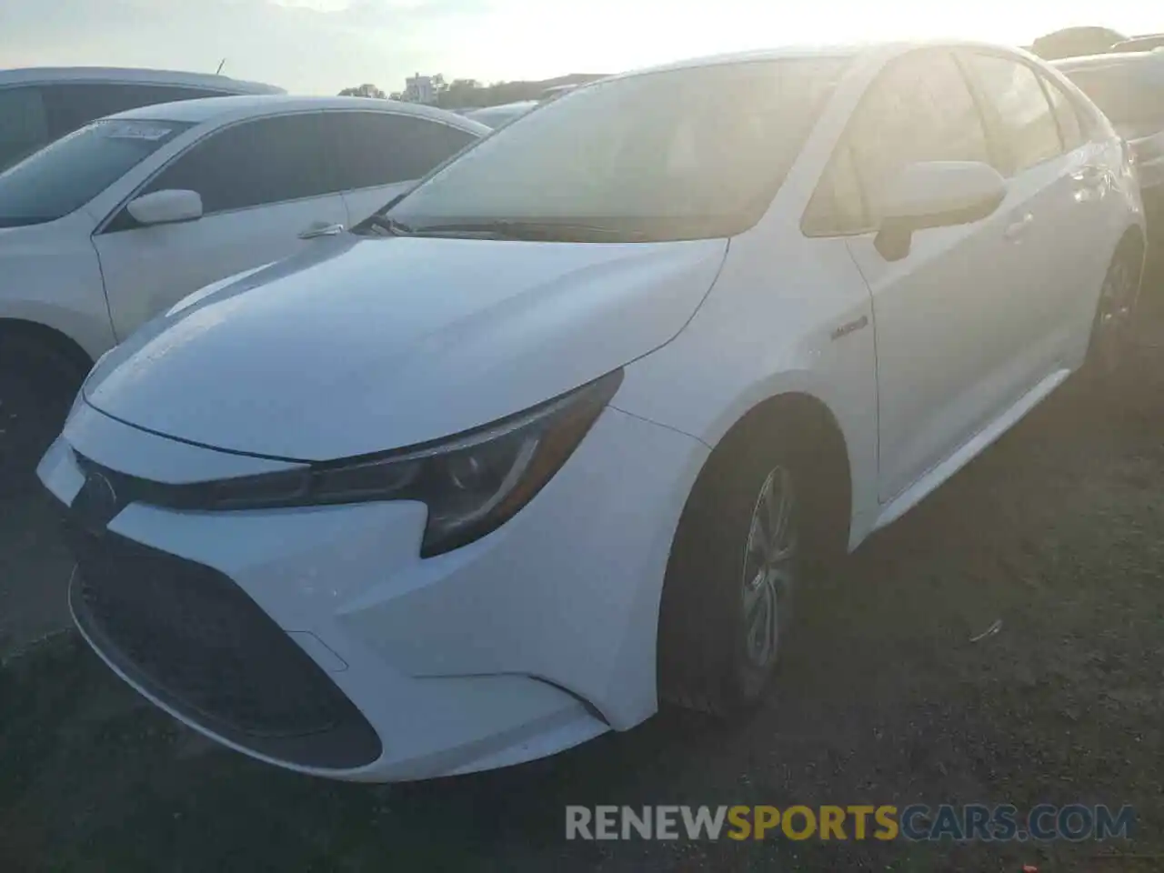 2 Photograph of a damaged car JTDEAMDE4MJ009591 TOYOTA COROLLA 2021