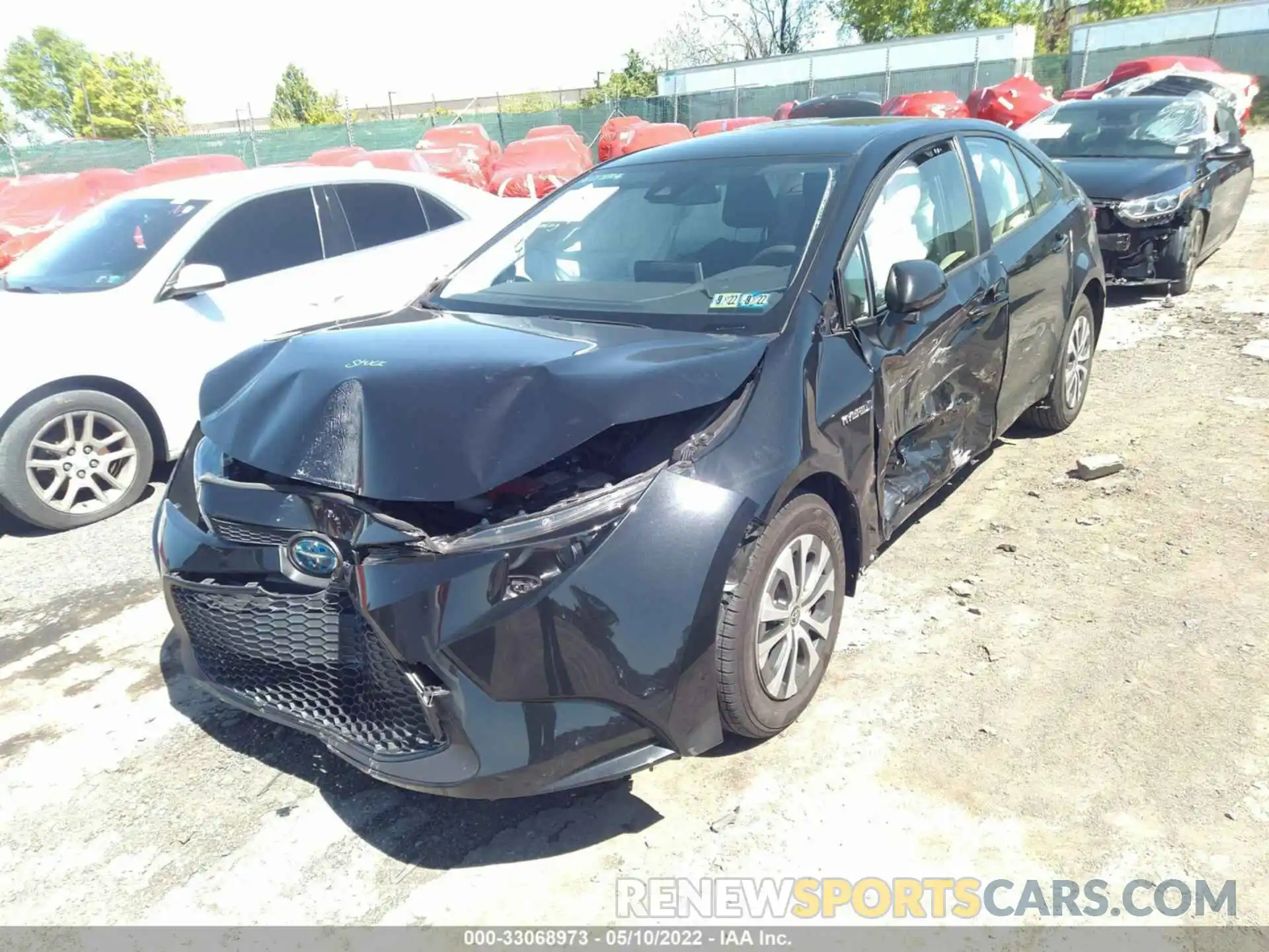 6 Photograph of a damaged car JTDEAMDE4MJ010093 TOYOTA COROLLA 2021