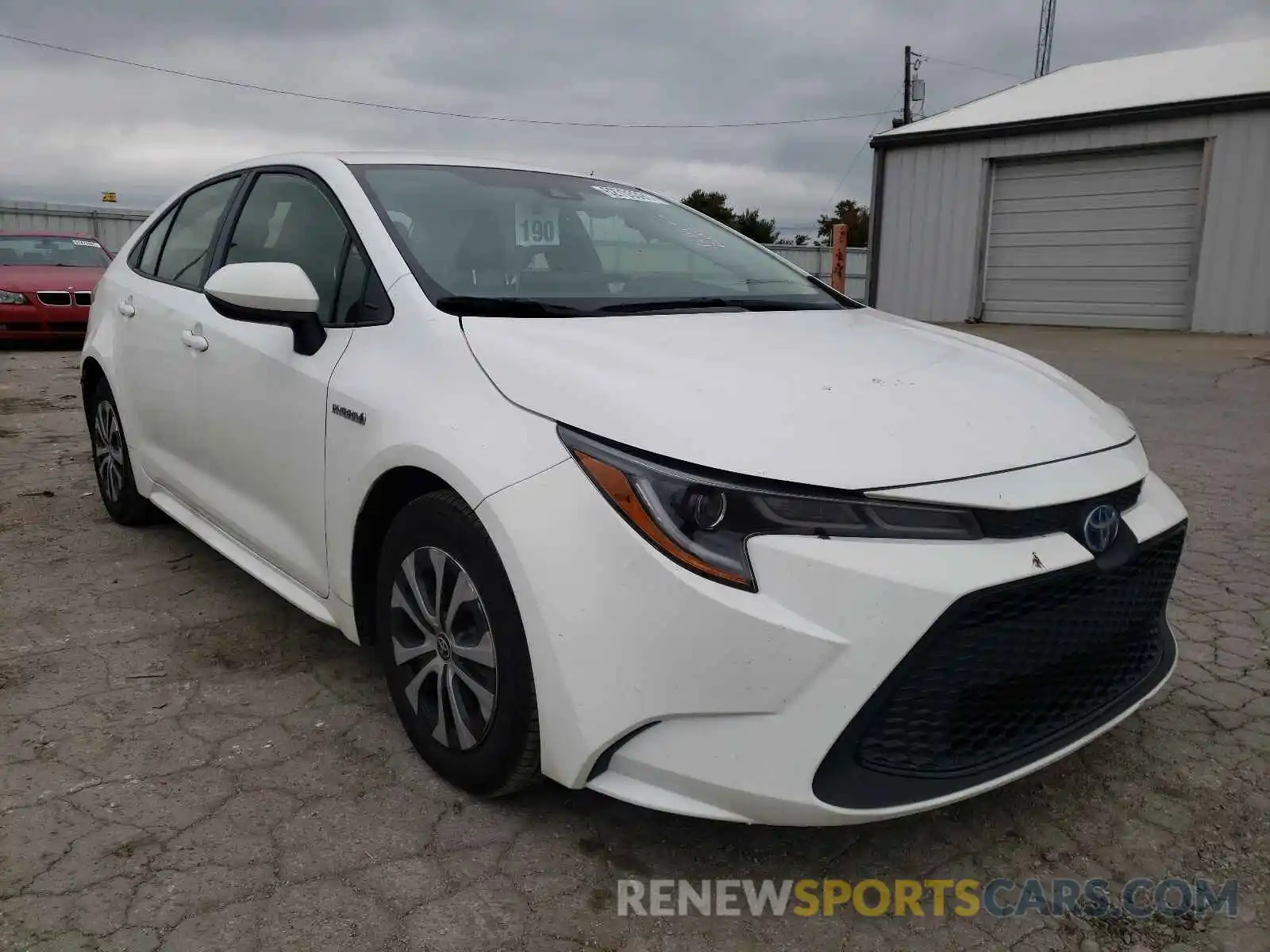 1 Photograph of a damaged car JTDEAMDE4MJ010742 TOYOTA COROLLA 2021