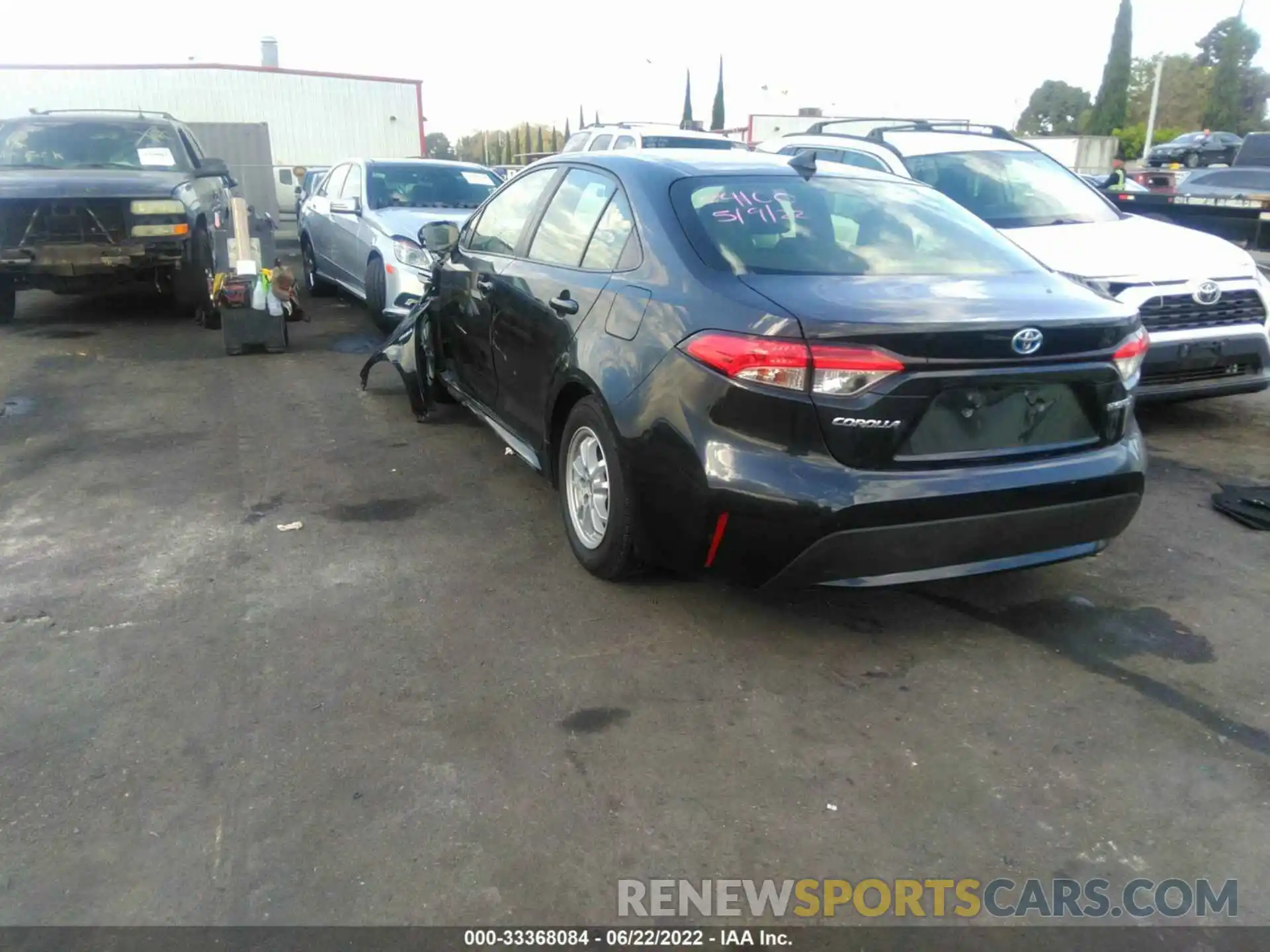 3 Photograph of a damaged car JTDEAMDE4MJ012040 TOYOTA COROLLA 2021