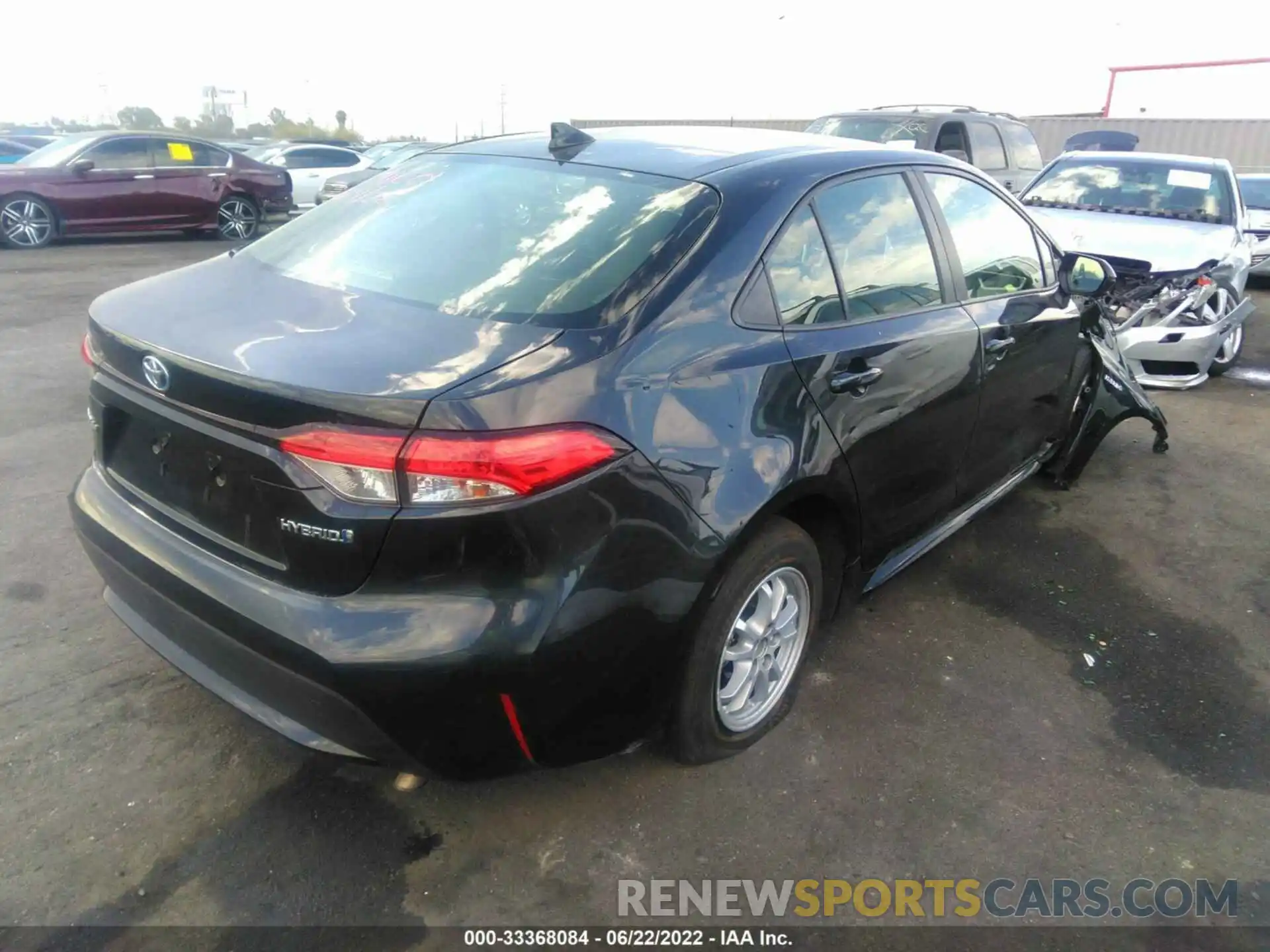 4 Photograph of a damaged car JTDEAMDE4MJ012040 TOYOTA COROLLA 2021