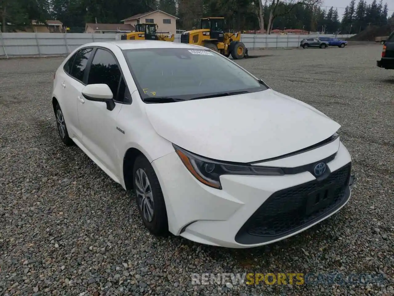 1 Photograph of a damaged car JTDEAMDE4MJ012927 TOYOTA COROLLA 2021