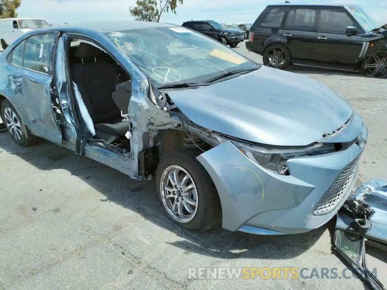 9 Photograph of a damaged car JTDEAMDE4MJ013656 TOYOTA COROLLA 2021