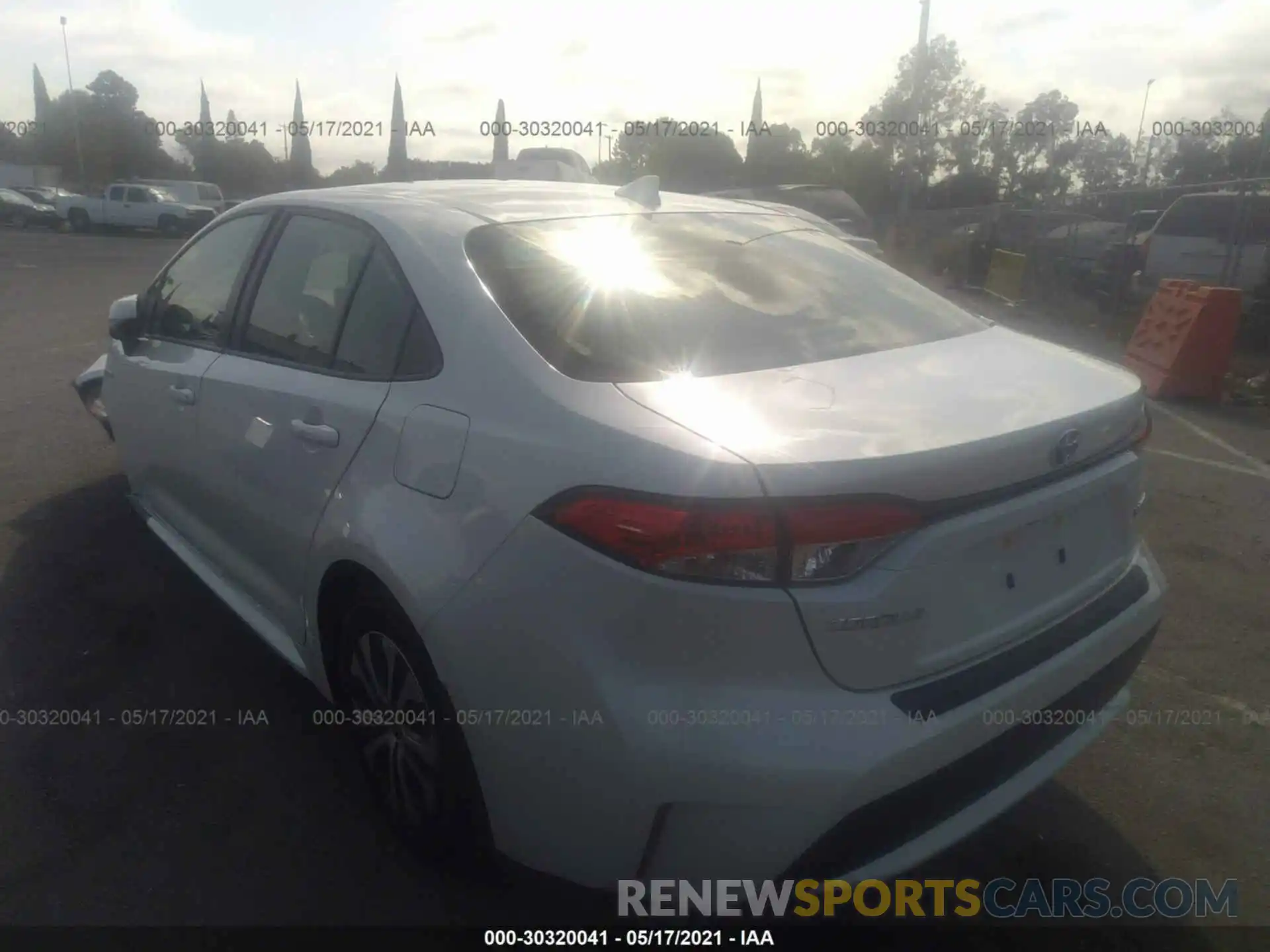 3 Photograph of a damaged car JTDEAMDE4MJ015665 TOYOTA COROLLA 2021