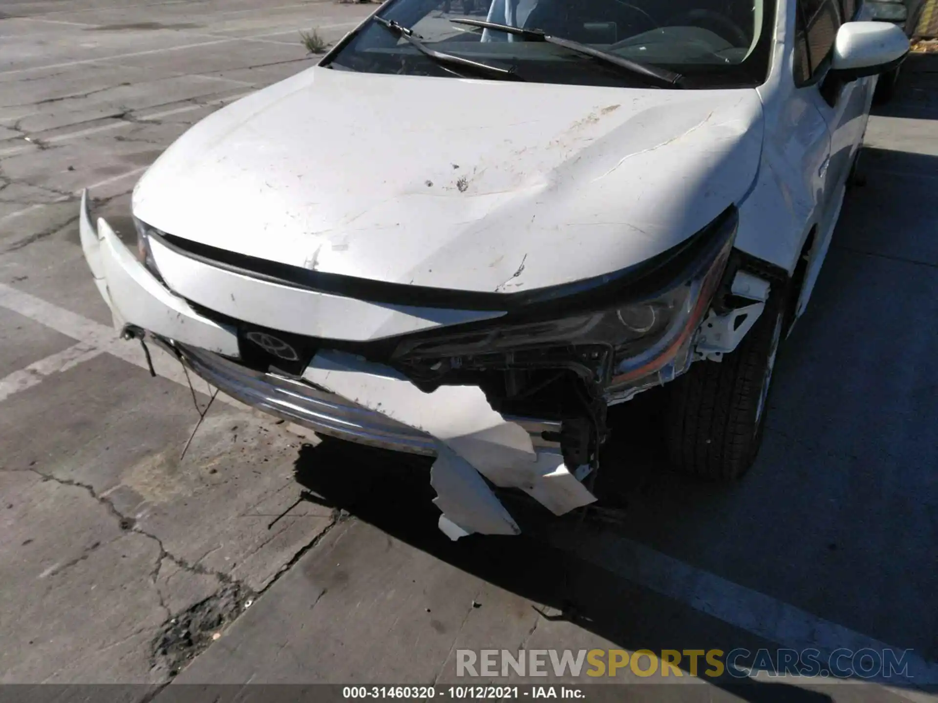 6 Photograph of a damaged car JTDEAMDE4MJ016217 TOYOTA COROLLA 2021