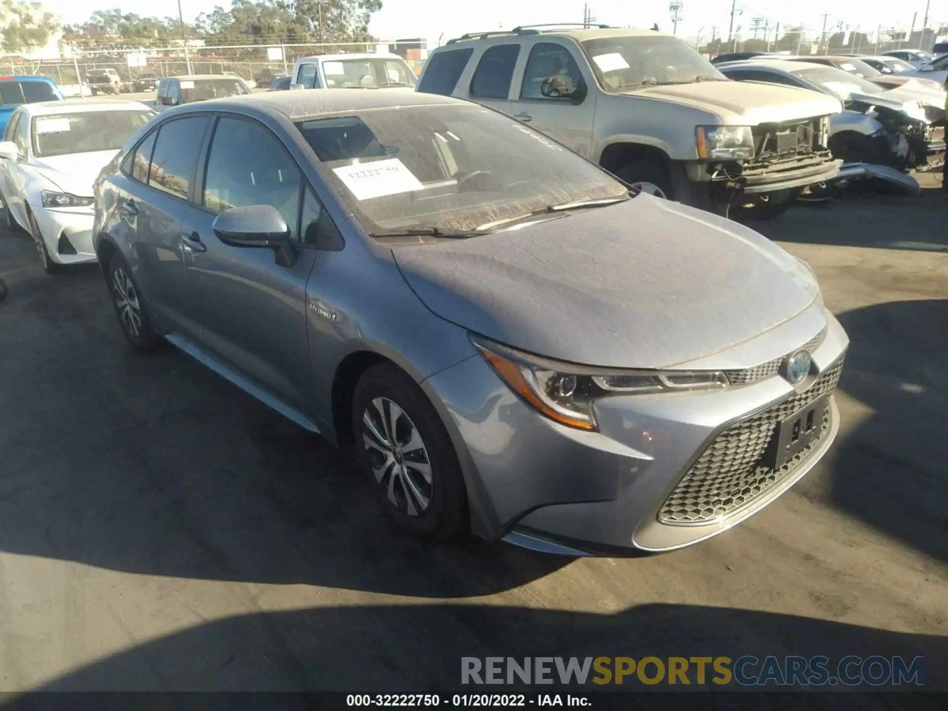 1 Photograph of a damaged car JTDEAMDE4MJ017089 TOYOTA COROLLA 2021