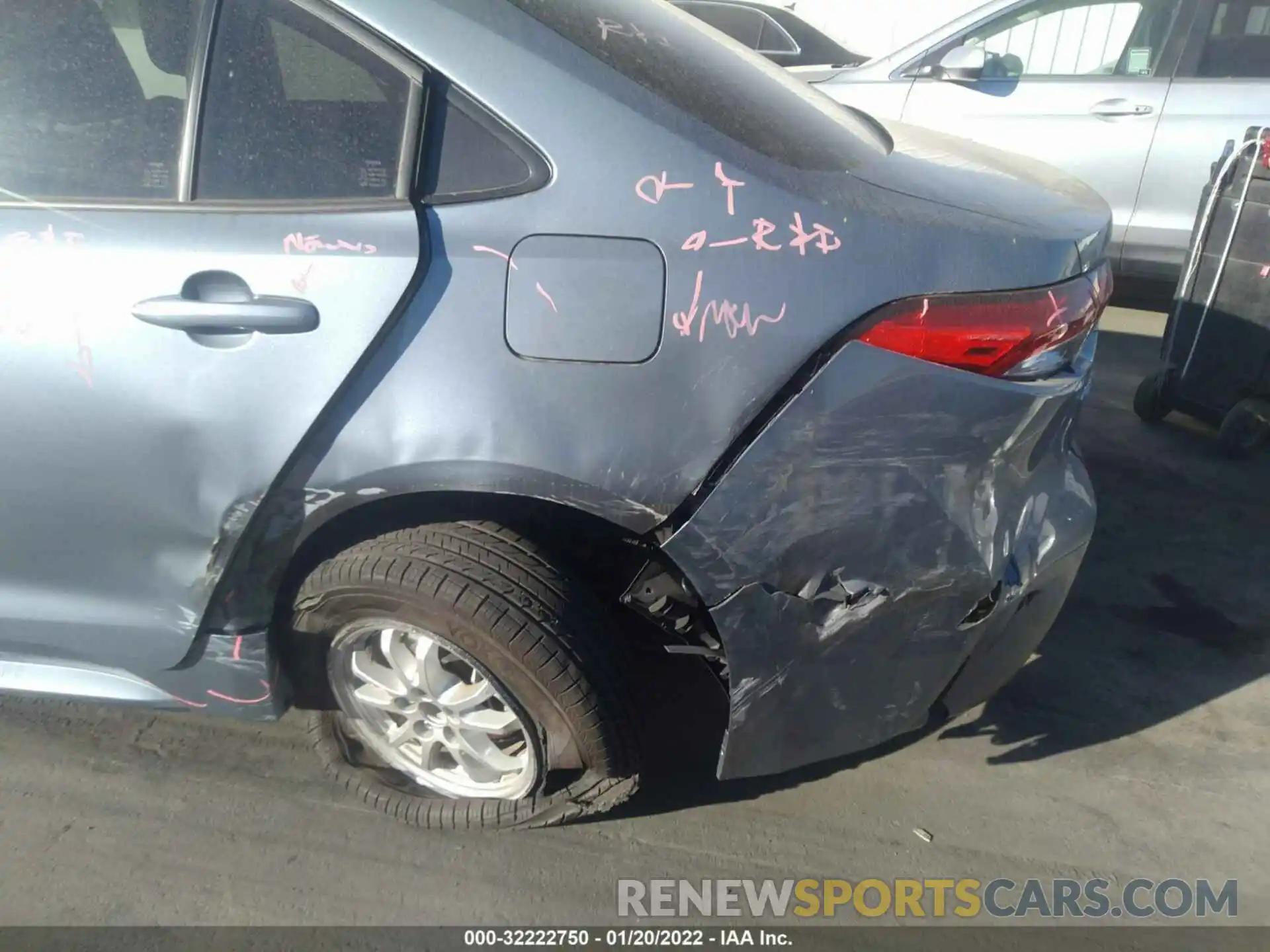 6 Photograph of a damaged car JTDEAMDE4MJ017089 TOYOTA COROLLA 2021