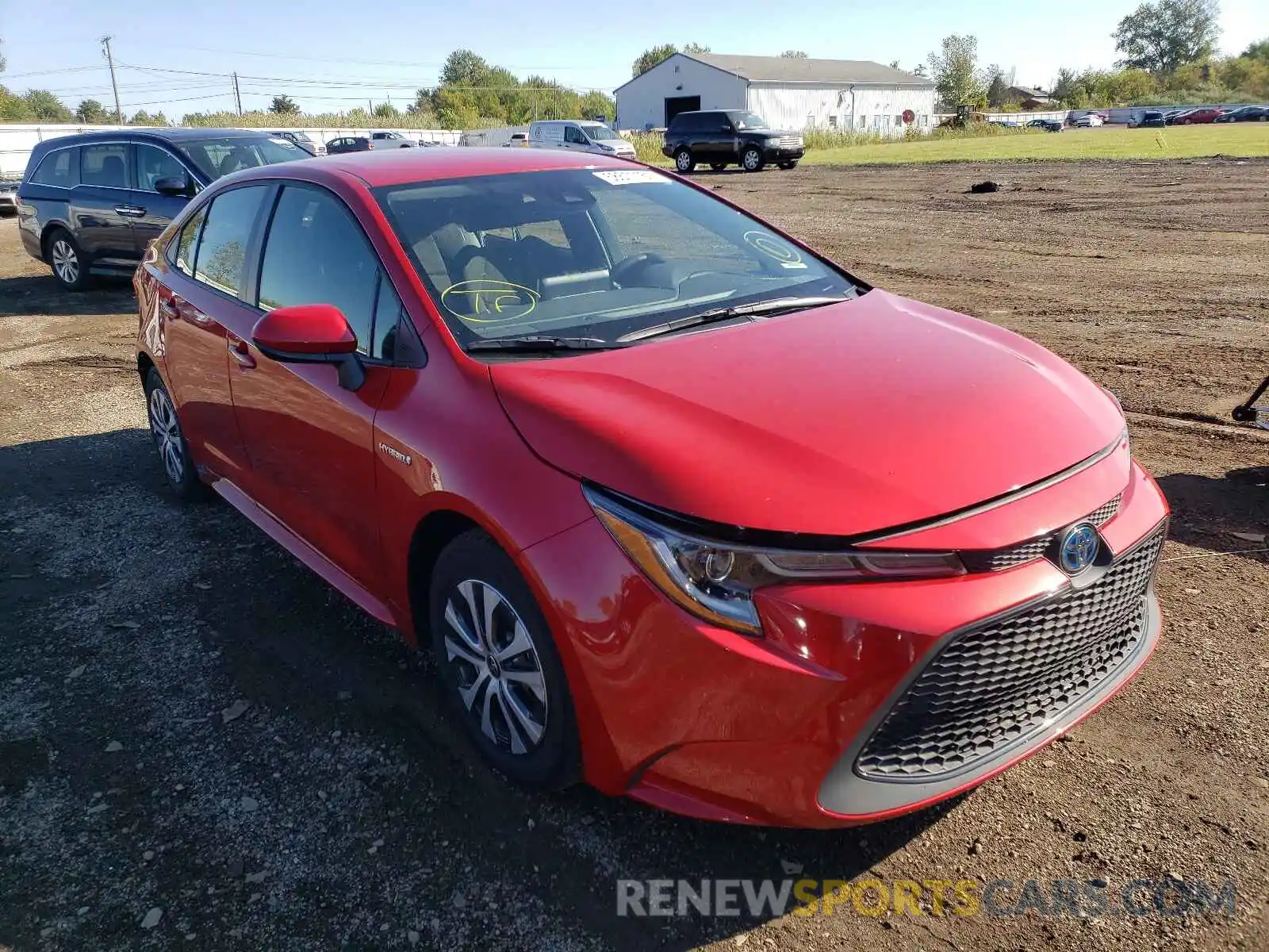 1 Photograph of a damaged car JTDEAMDE4MJ018873 TOYOTA COROLLA 2021