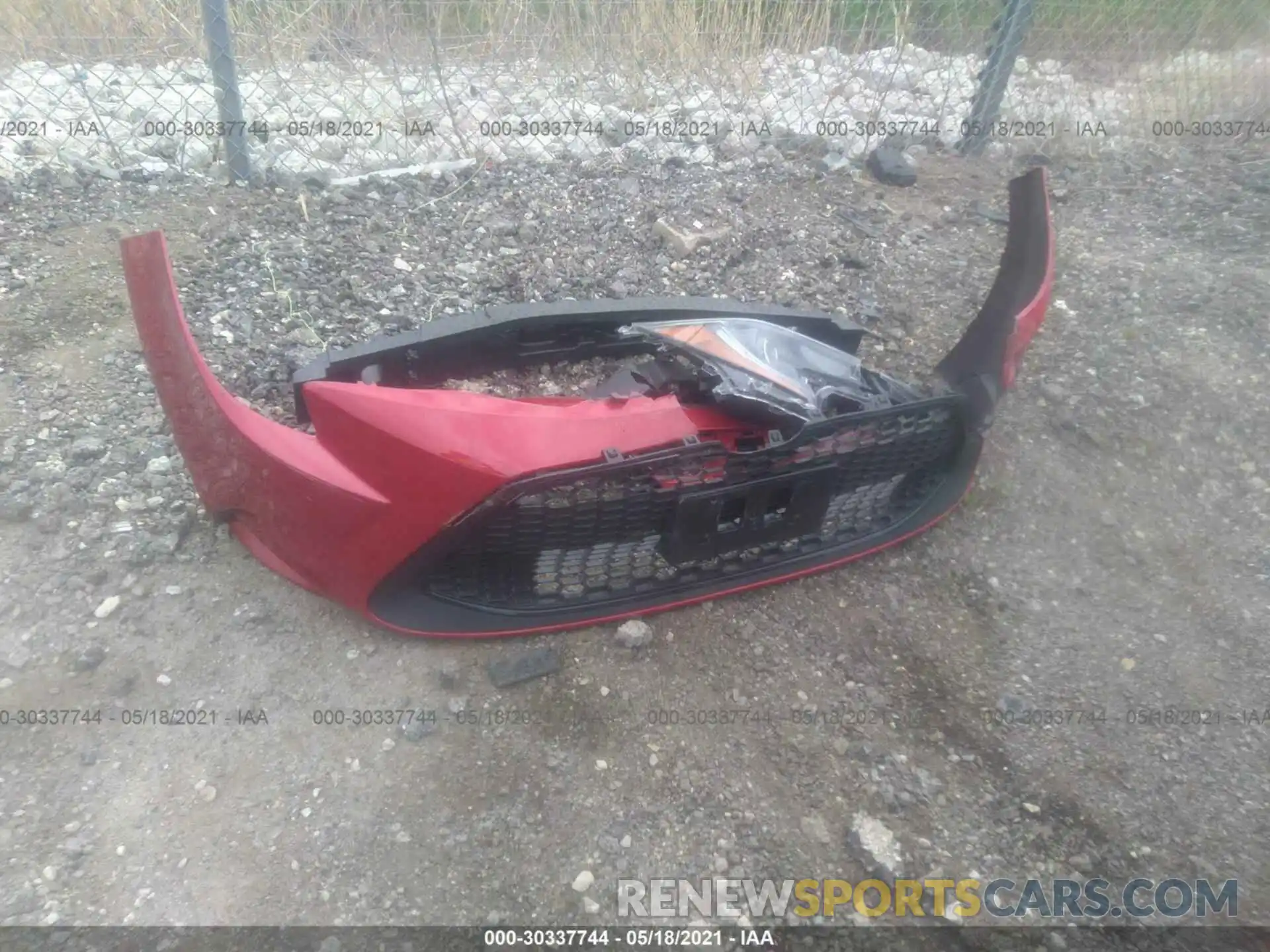 12 Photograph of a damaged car JTDEAMDE4MJ019599 TOYOTA COROLLA 2021