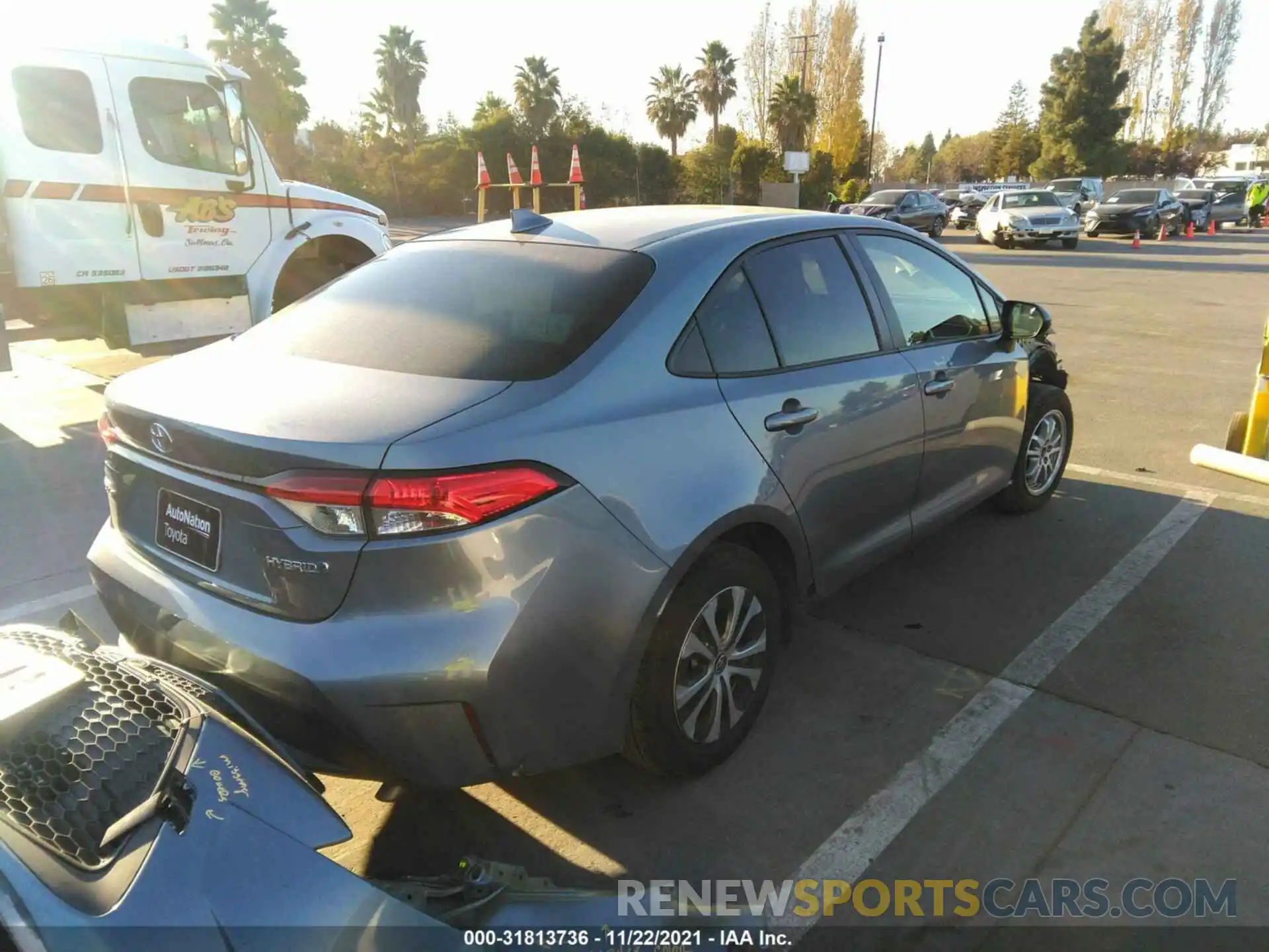 4 Photograph of a damaged car JTDEAMDE4MJ021384 TOYOTA COROLLA 2021