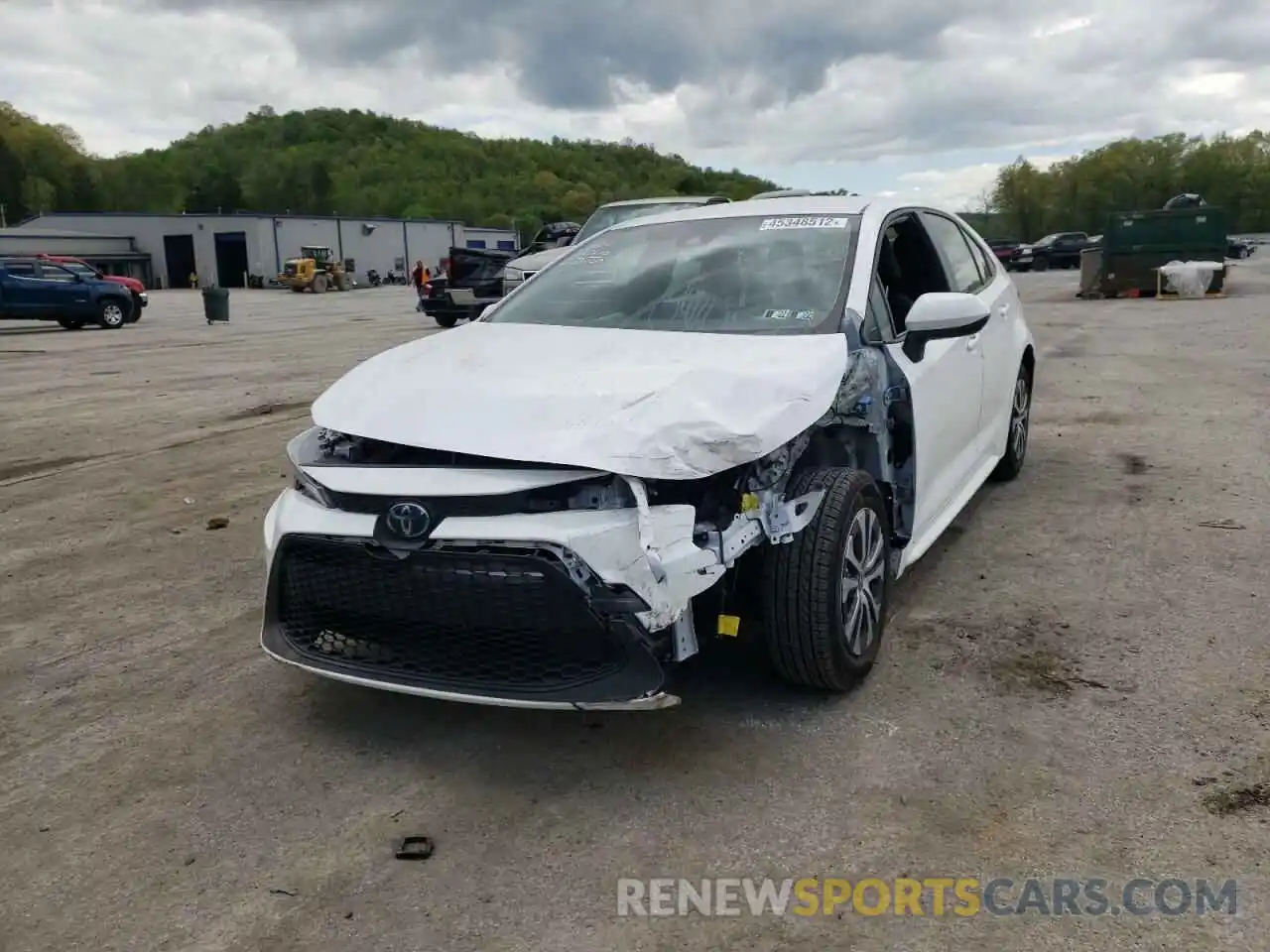 9 Photograph of a damaged car JTDEAMDE4MJ022275 TOYOTA COROLLA 2021