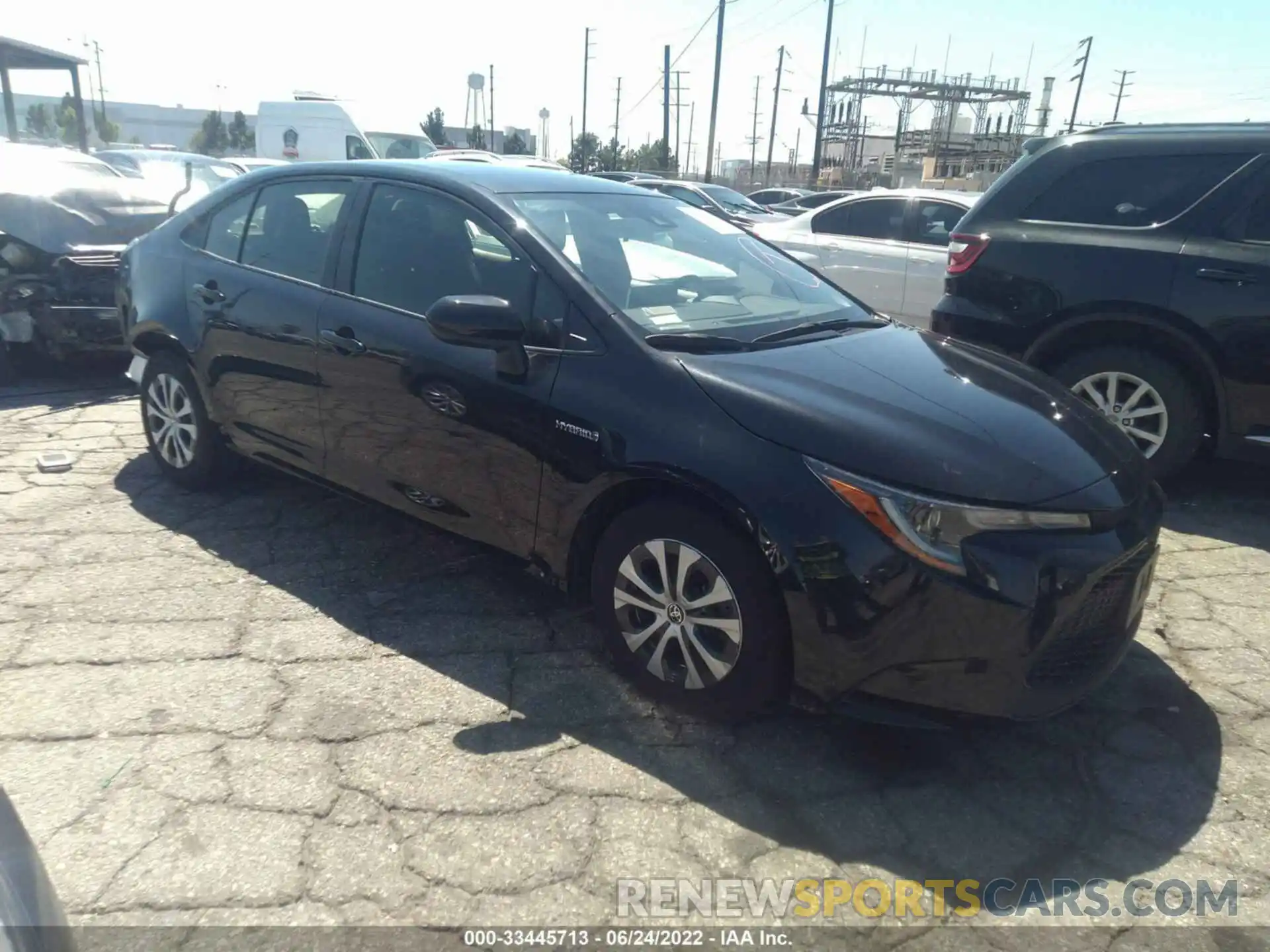 1 Photograph of a damaged car JTDEAMDE4MJ026343 TOYOTA COROLLA 2021