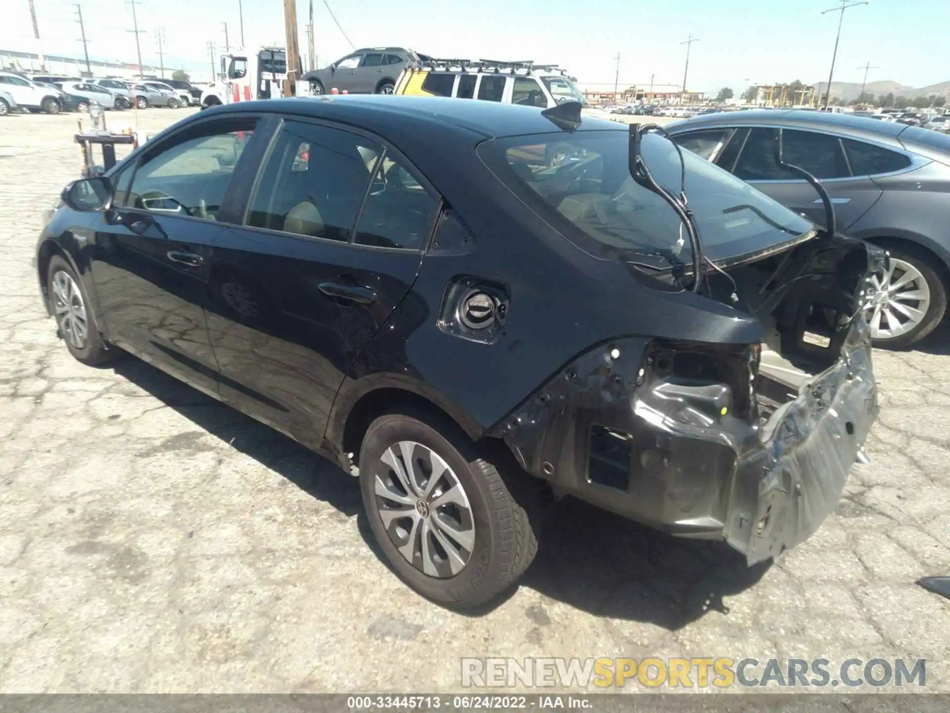 3 Photograph of a damaged car JTDEAMDE4MJ026343 TOYOTA COROLLA 2021