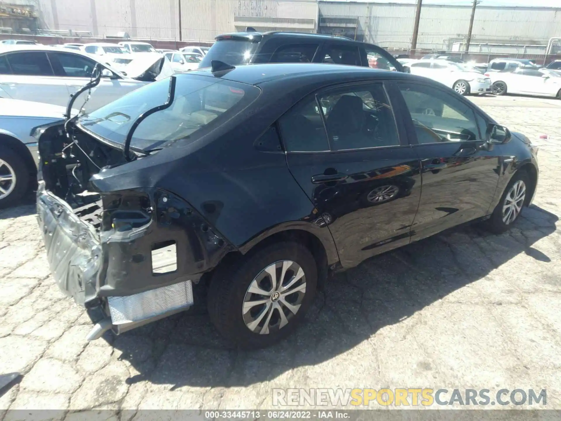 4 Photograph of a damaged car JTDEAMDE4MJ026343 TOYOTA COROLLA 2021