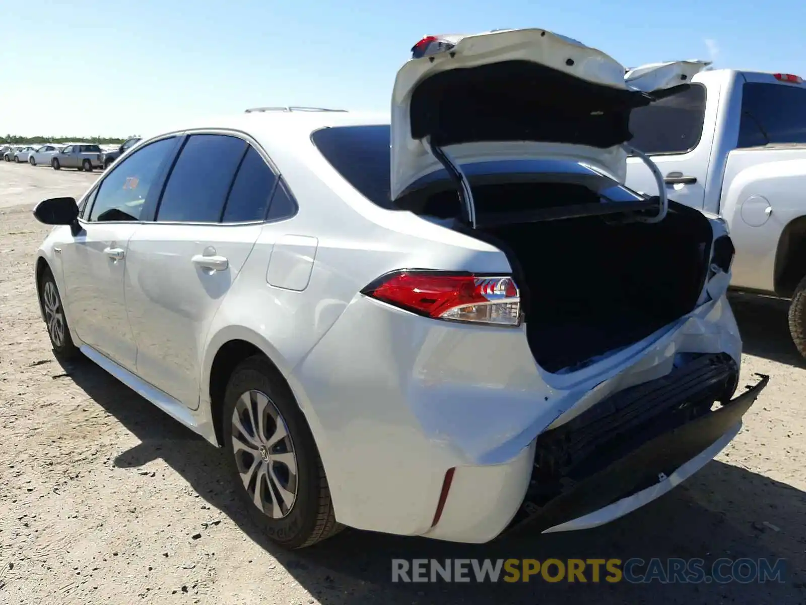 3 Photograph of a damaged car JTDEAMDE4MJ027038 TOYOTA COROLLA 2021