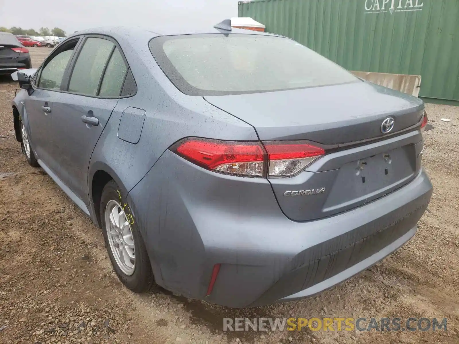 3 Photograph of a damaged car JTDEAMDE4MJ027315 TOYOTA COROLLA 2021