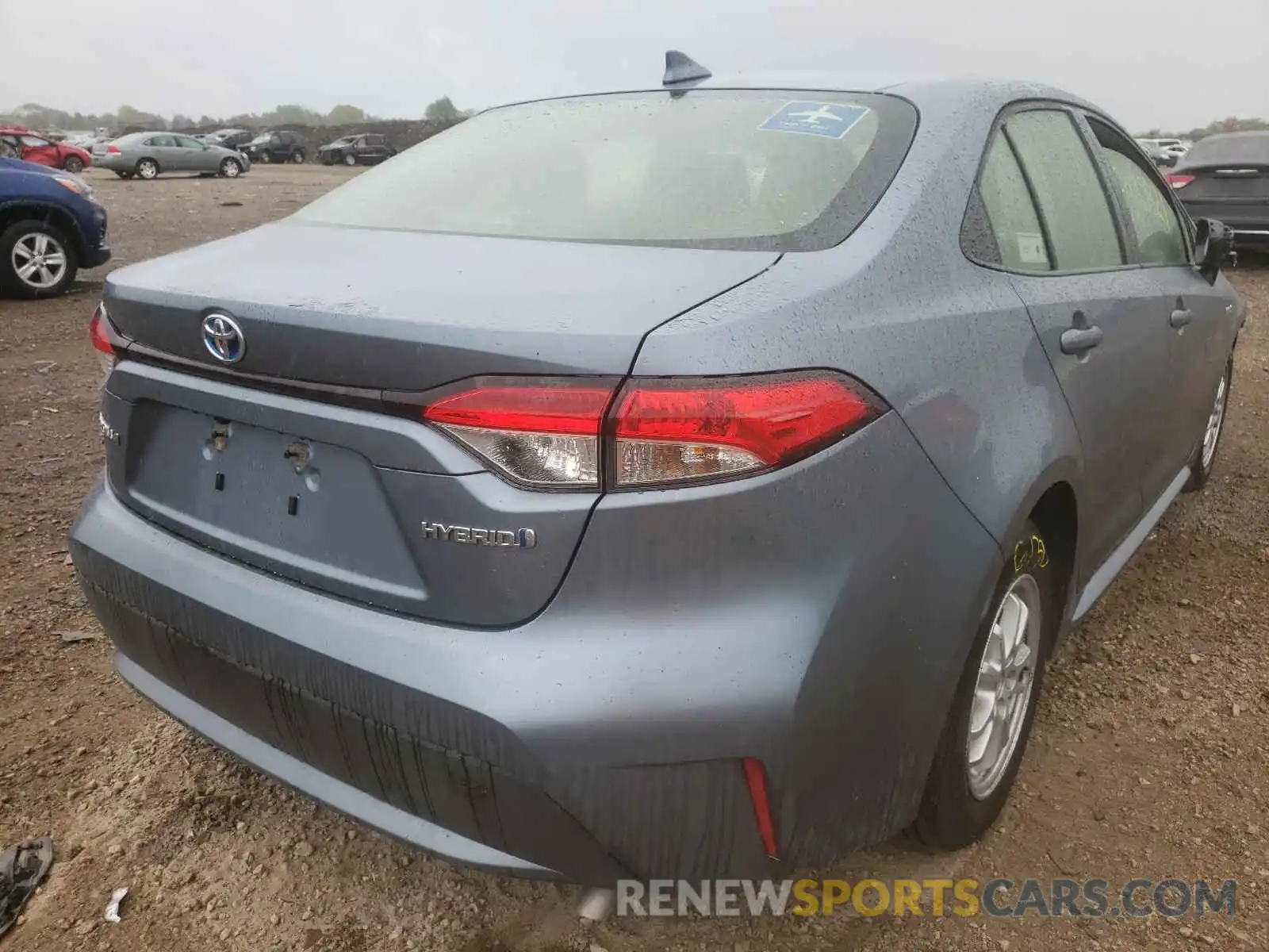 4 Photograph of a damaged car JTDEAMDE4MJ027315 TOYOTA COROLLA 2021